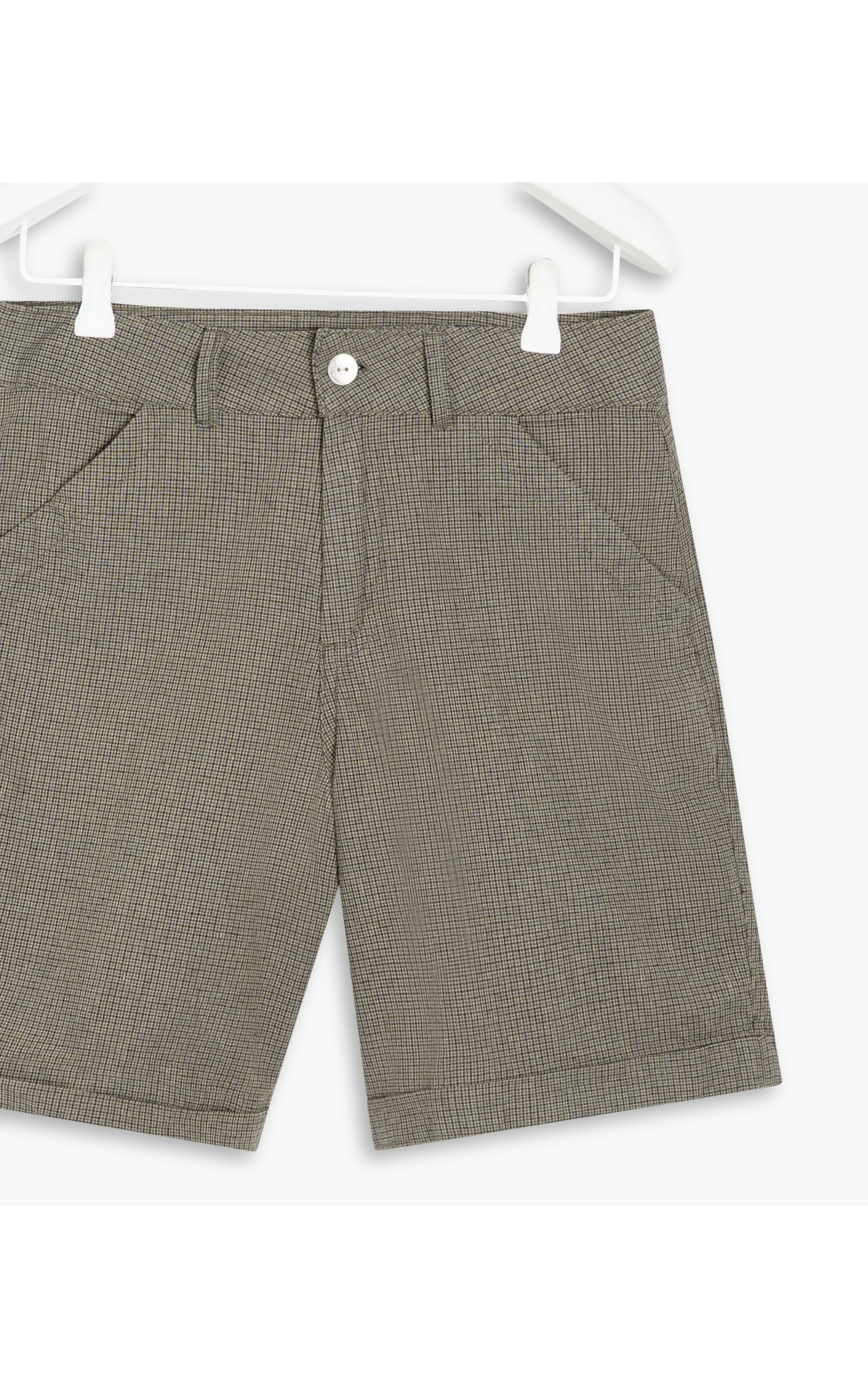  Bermuda Linho  New Stanford Checks  Husk