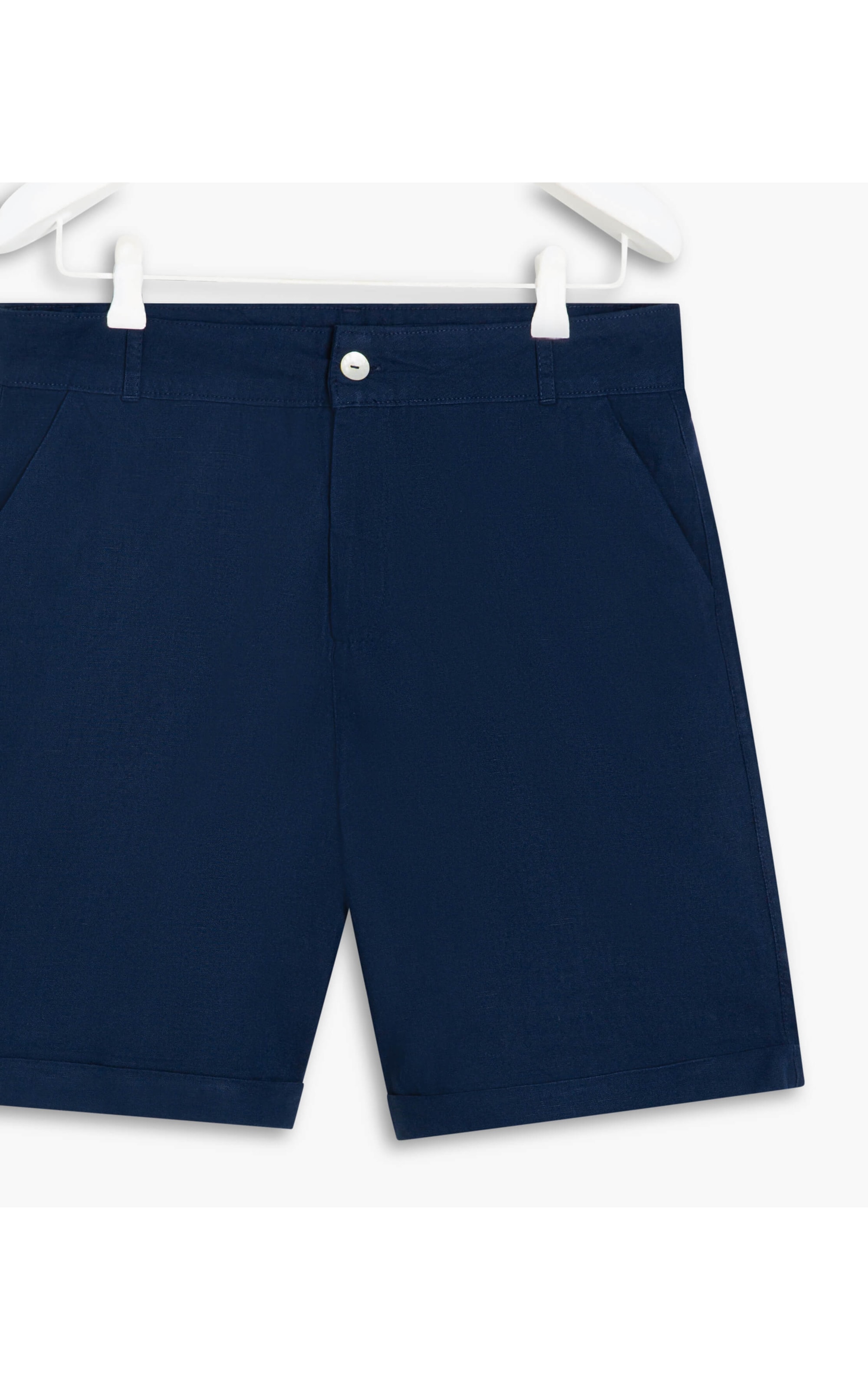 Bermuda Linho  New Stanford Dark Navy