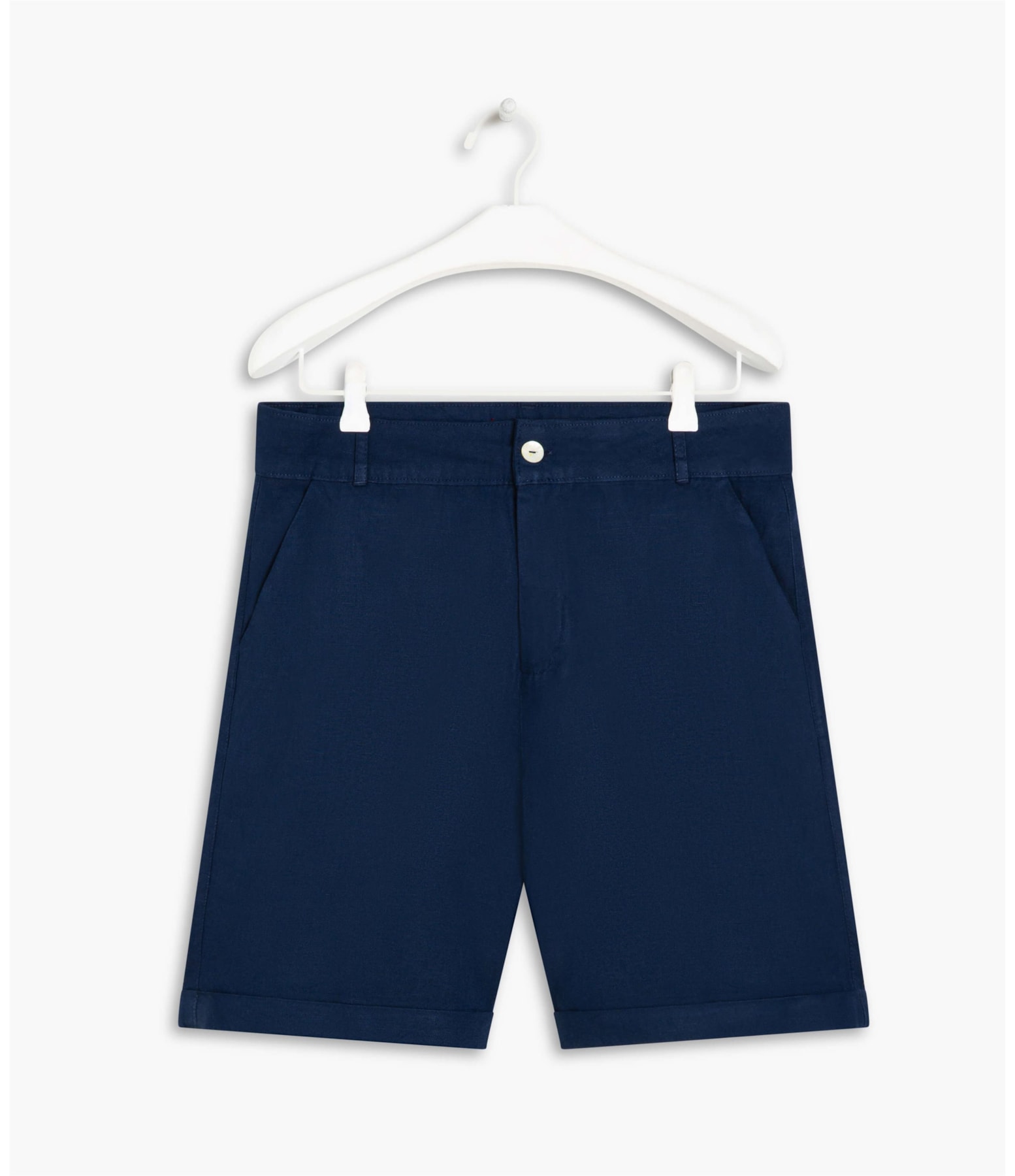 Bermuda Linho  New Stanford Dark Navy