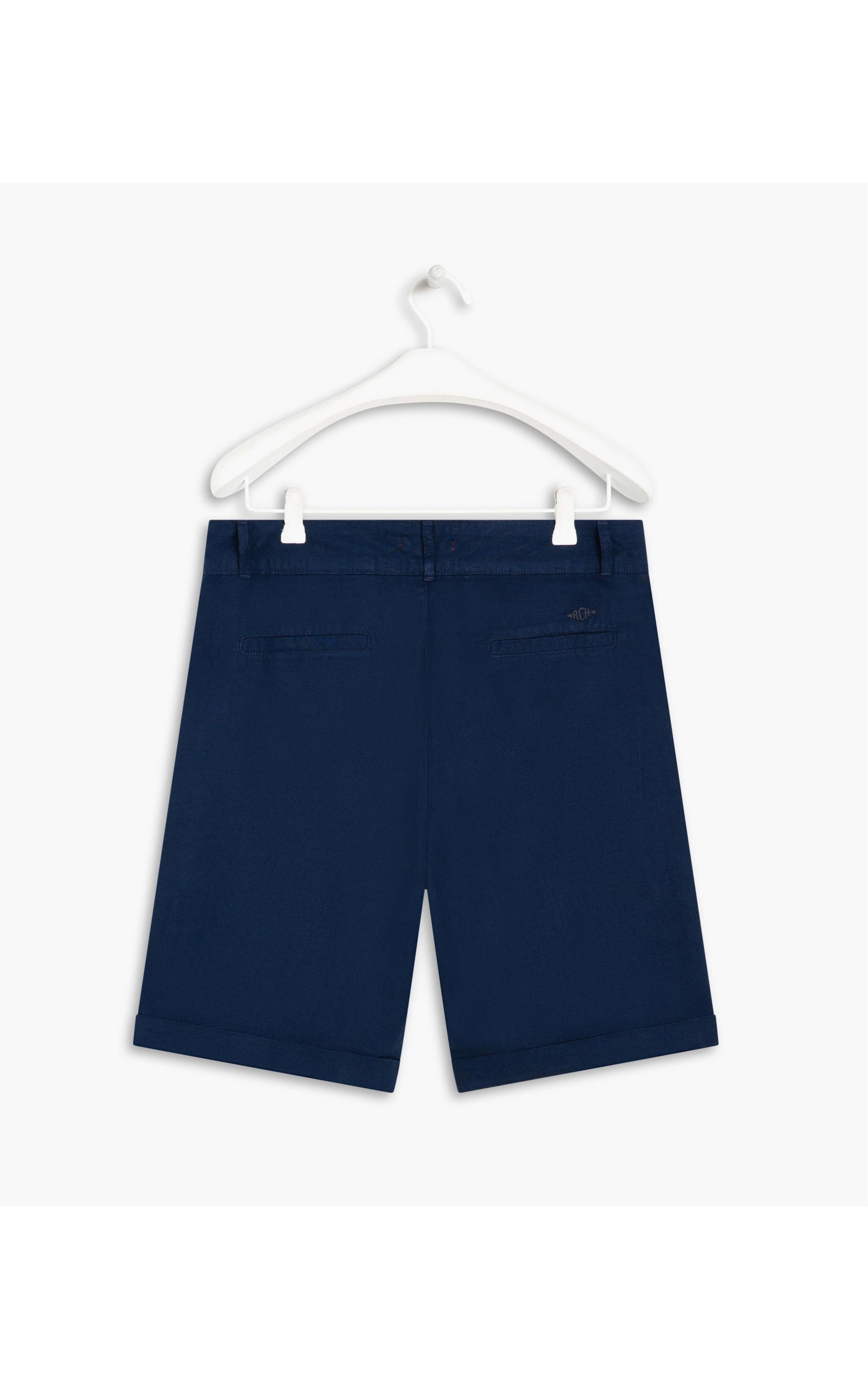 Bermuda Linho  New Stanford Dark Navy