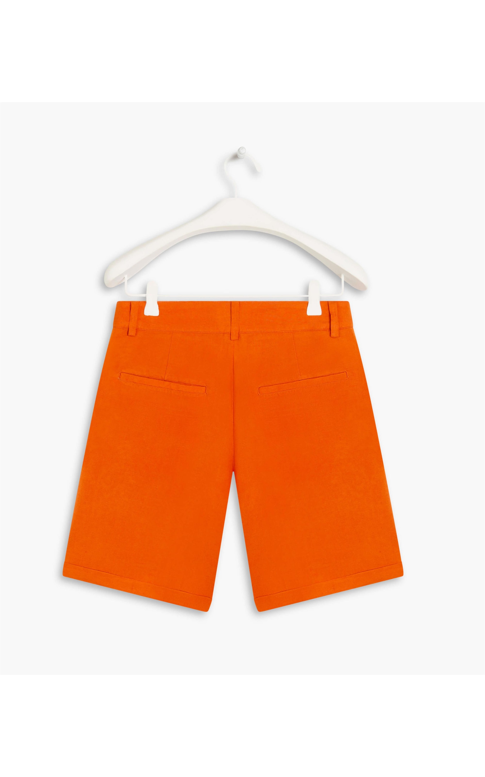 Bermuda Linho  New Stanford Laranja