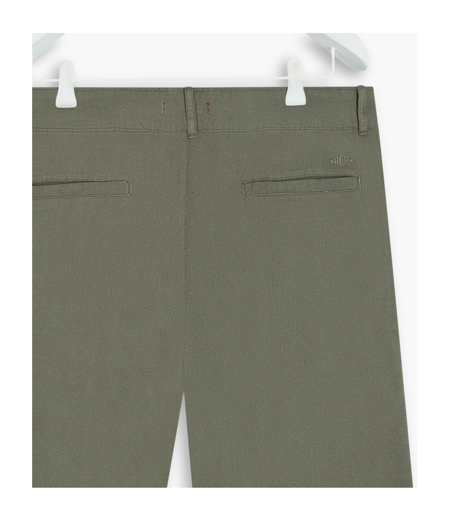 Bermuda Linho  New Stanford Verde Militar