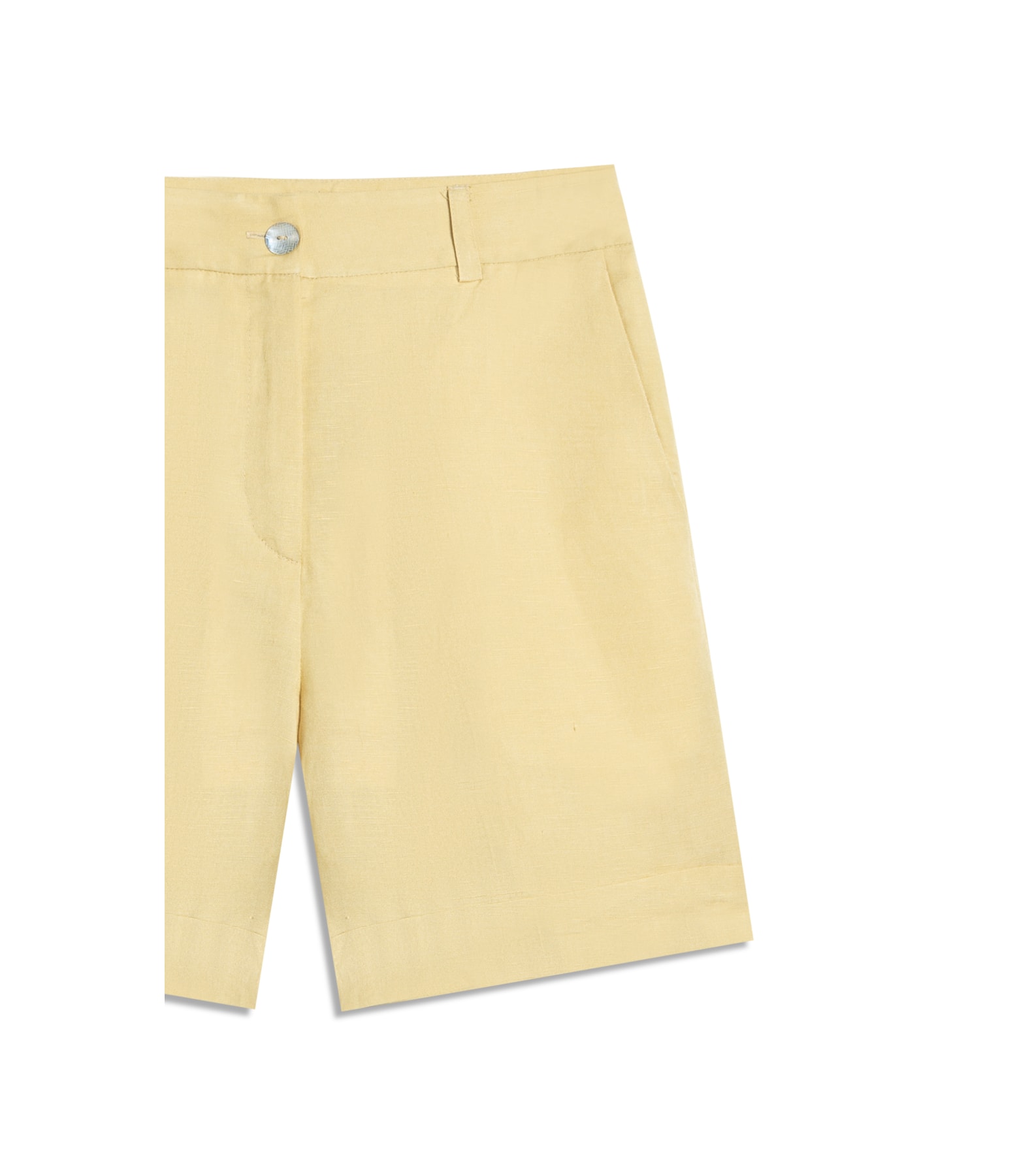 Bermuda Linho  Stanford Amarelo Claro