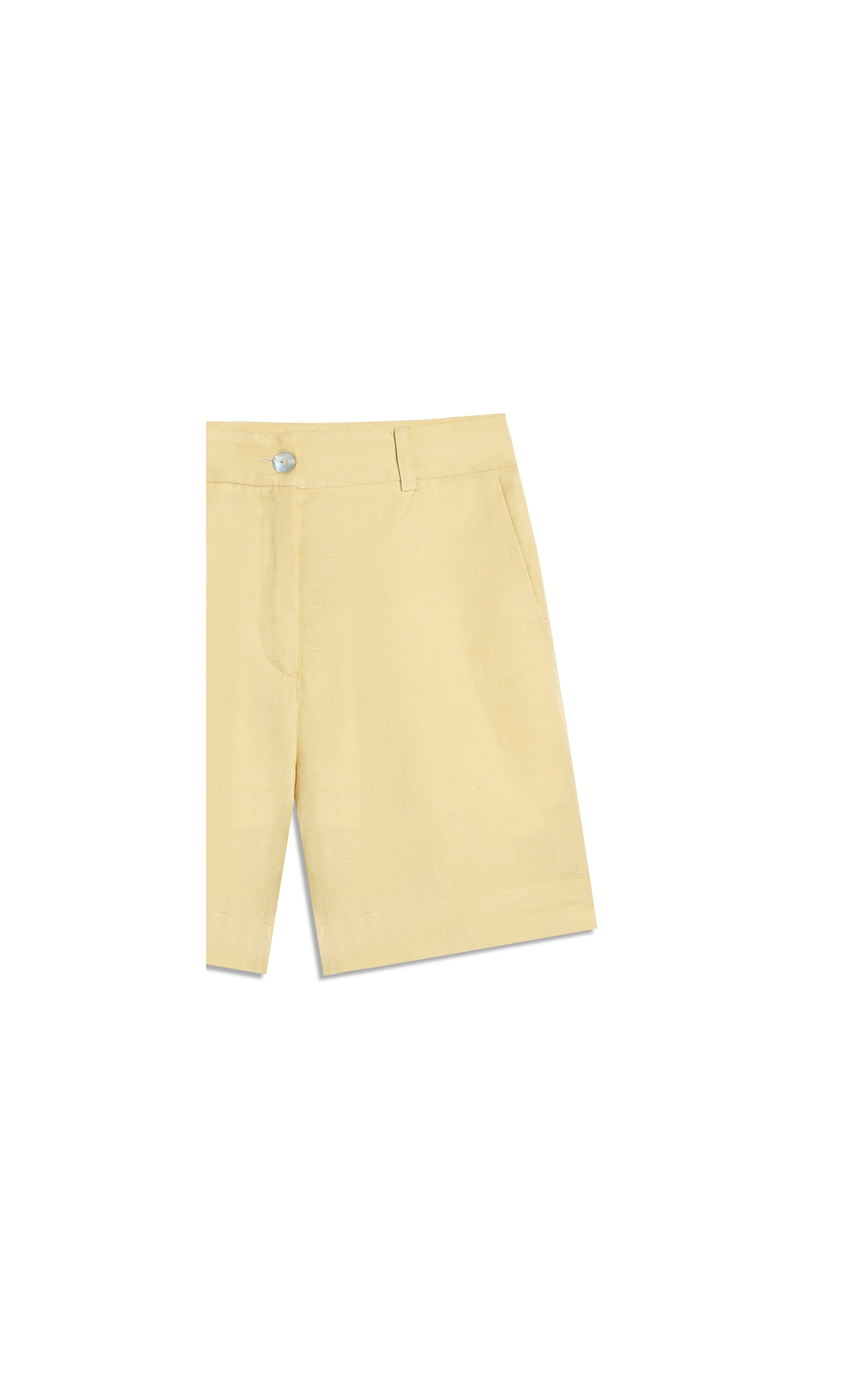 Bermuda Linho  Stanford Amarelo Claro