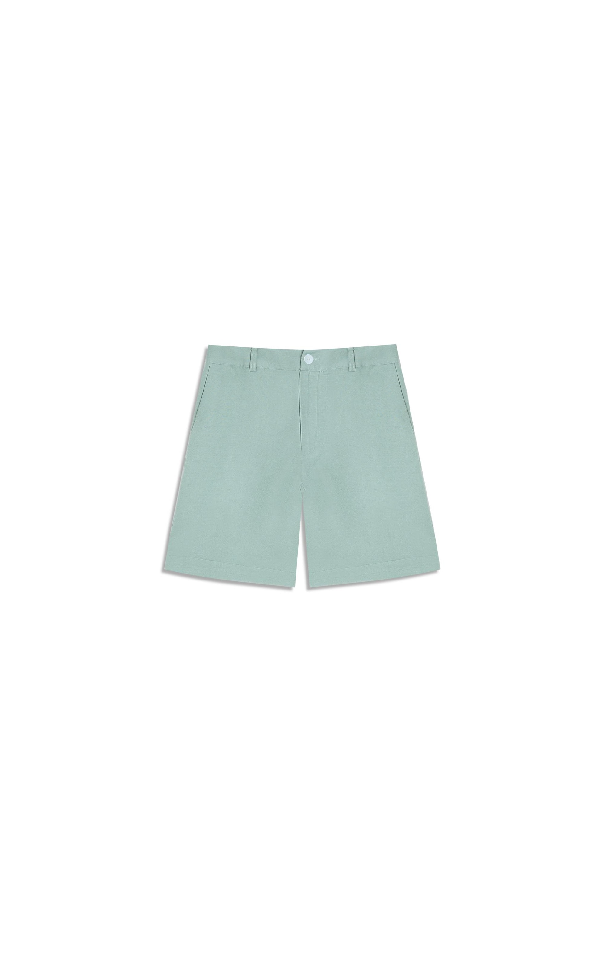 Bermuda Linho  Stanford Verde Claro