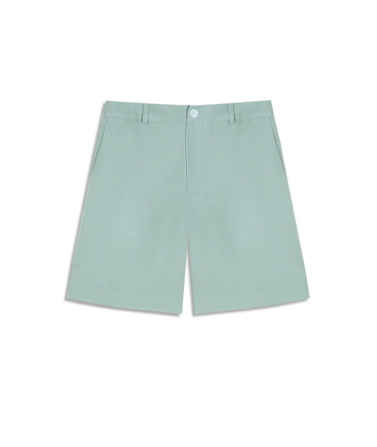 Bermuda Linho  Stanford Verde Claro