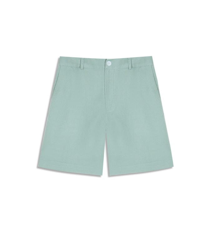 Bermuda Linho  Stanford Verde Claro