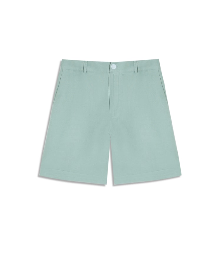 Bermuda Linho  Stanford Verde Claro