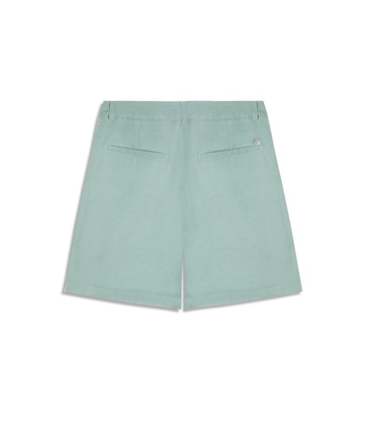 Bermuda Linho  Stanford Verde Claro