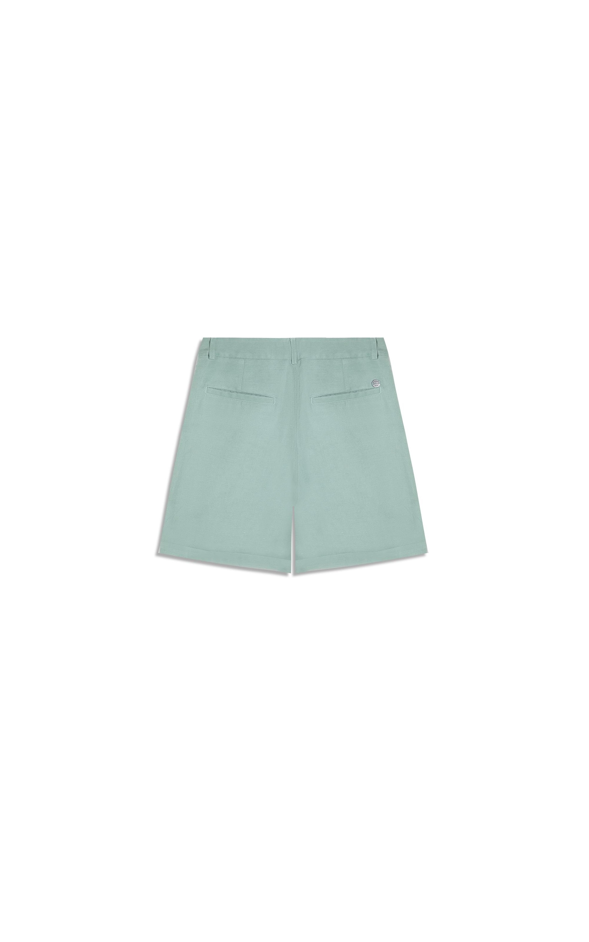 Bermuda Linho  Stanford Verde Claro