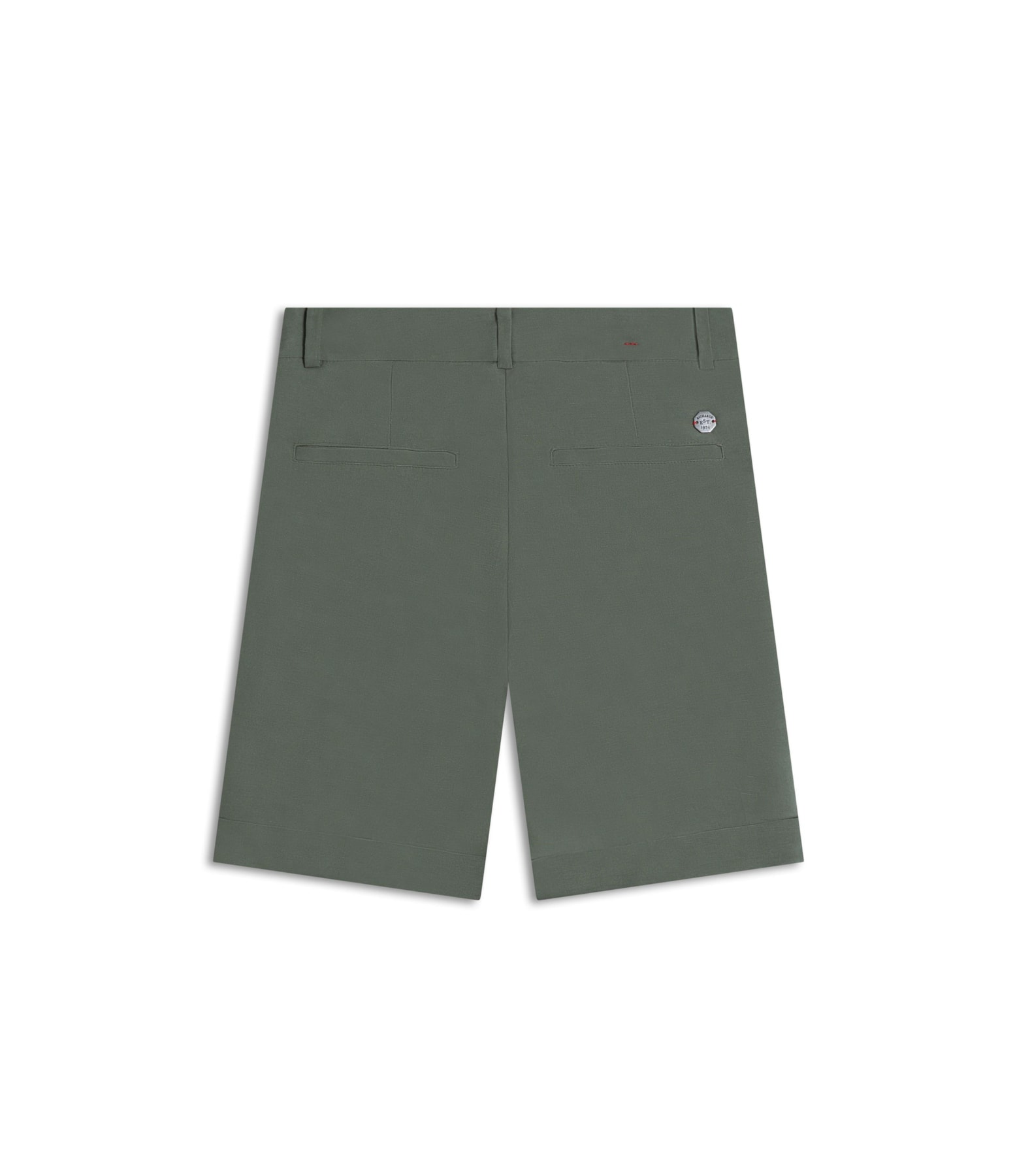 Bermuda Linho  Stanford Verde Militar