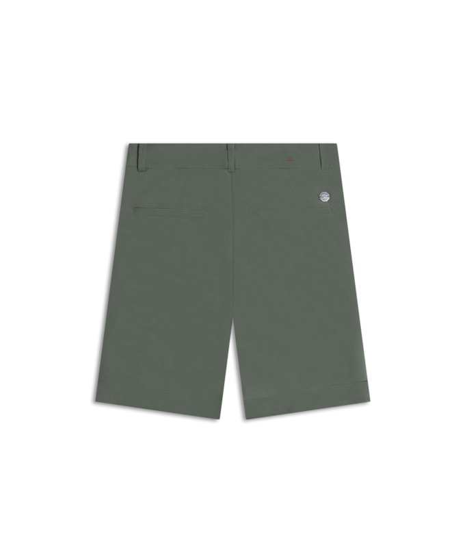 Bermuda Linho  Stanford Verde Militar