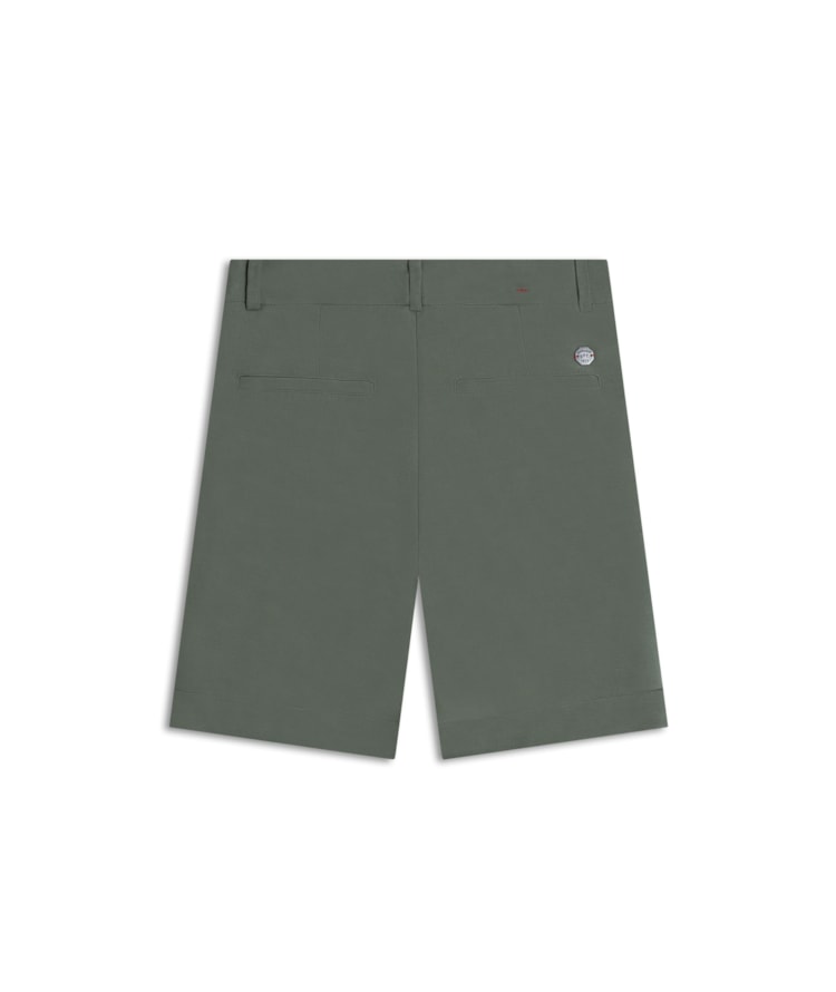 Bermuda Linho  Stanford Verde Militar