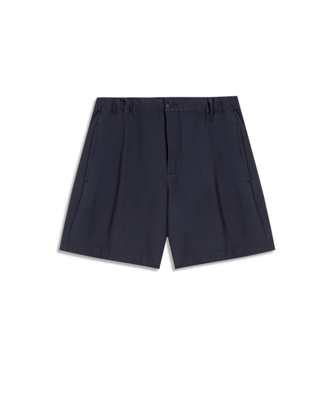 Bermuda Linho  Surf Hawaii Relax Marant Dark Navy