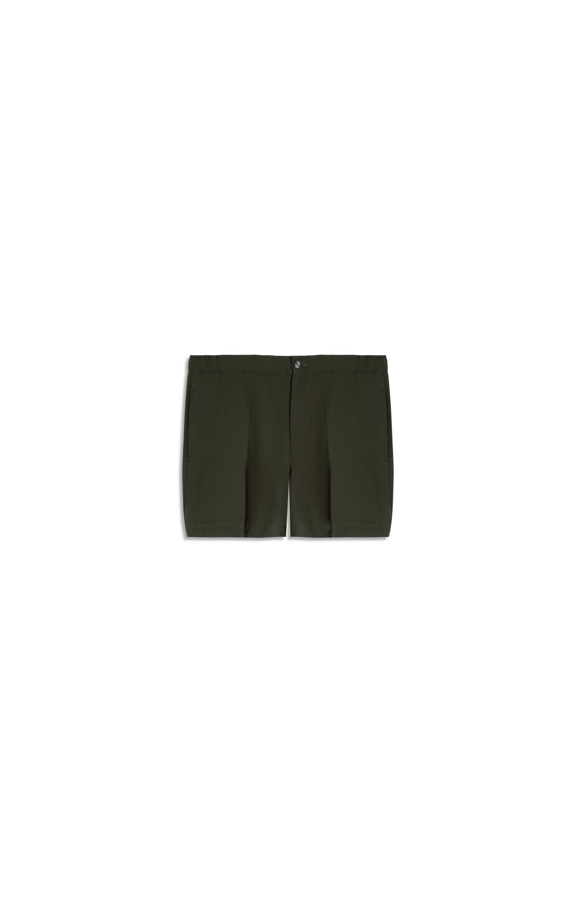 Bermuda Linho  Surf Hawaii Relax Marant Verde Militar