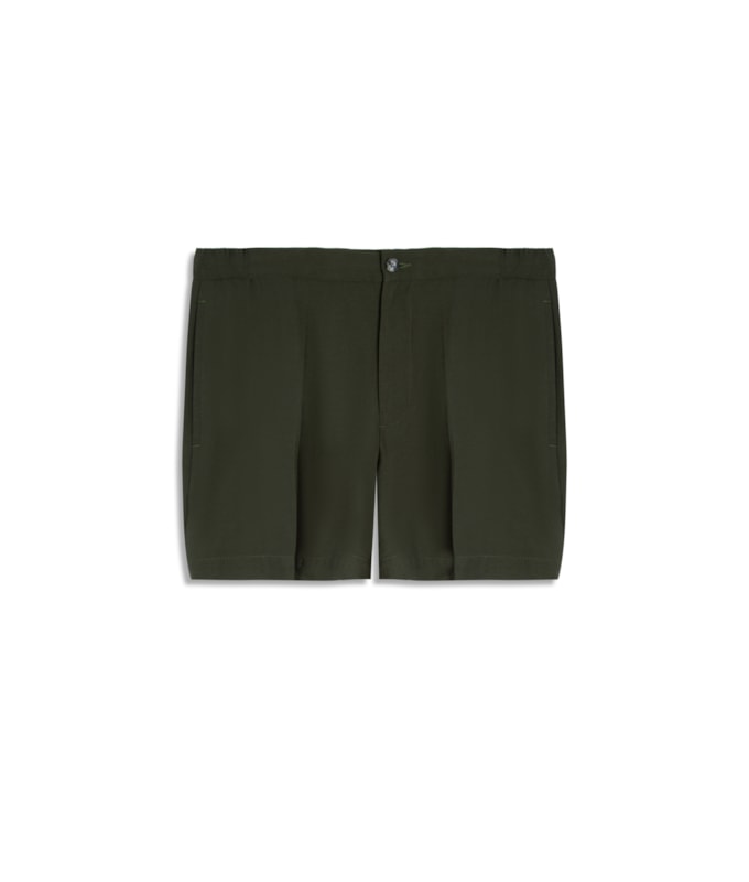 Bermuda Linho  Surf Hawaii Relax Marant Verde Militar