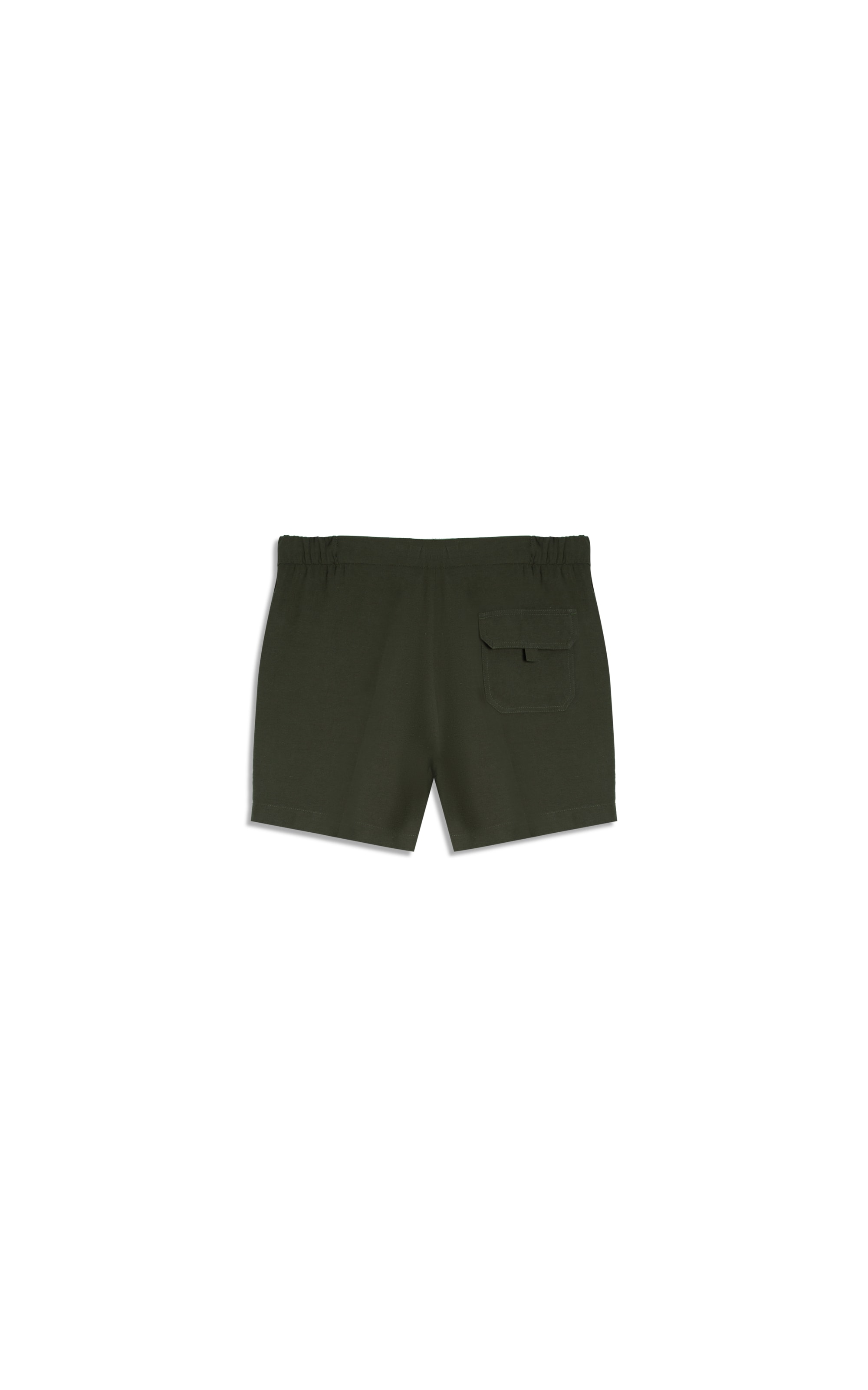 Bermuda Linho  Surf Hawaii Relax Marant Verde Militar