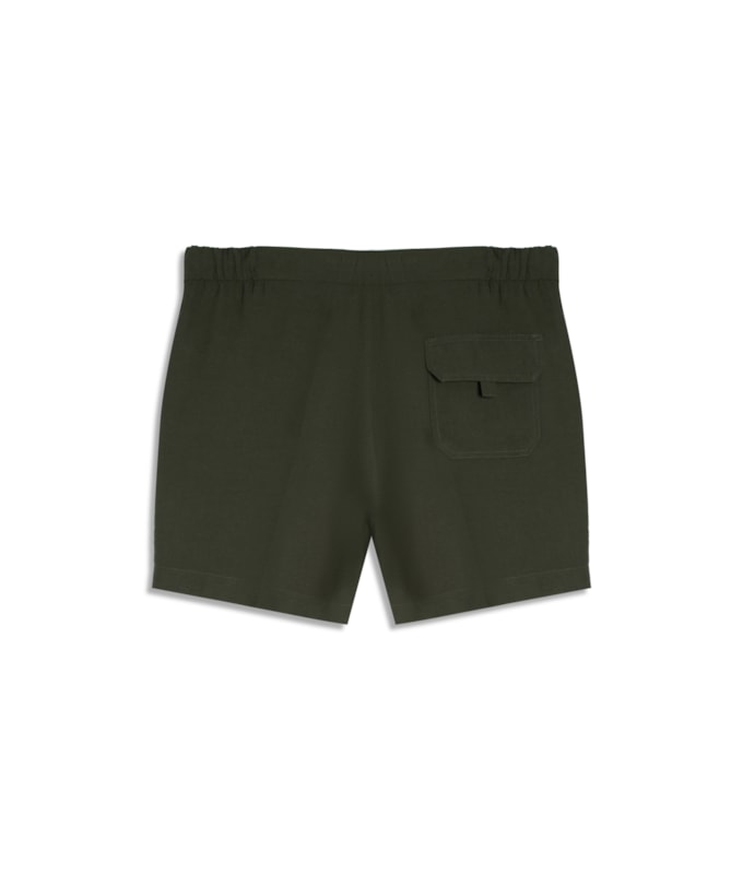 Bermuda Linho  Surf Hawaii Relax Marant Verde Militar