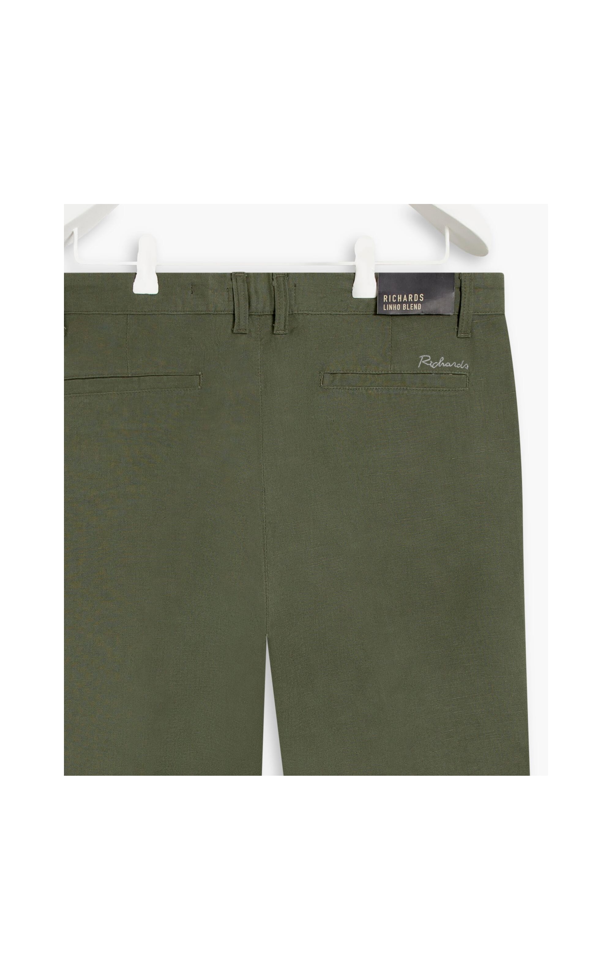 Bermuda Linho  Tolit Verde Escuro