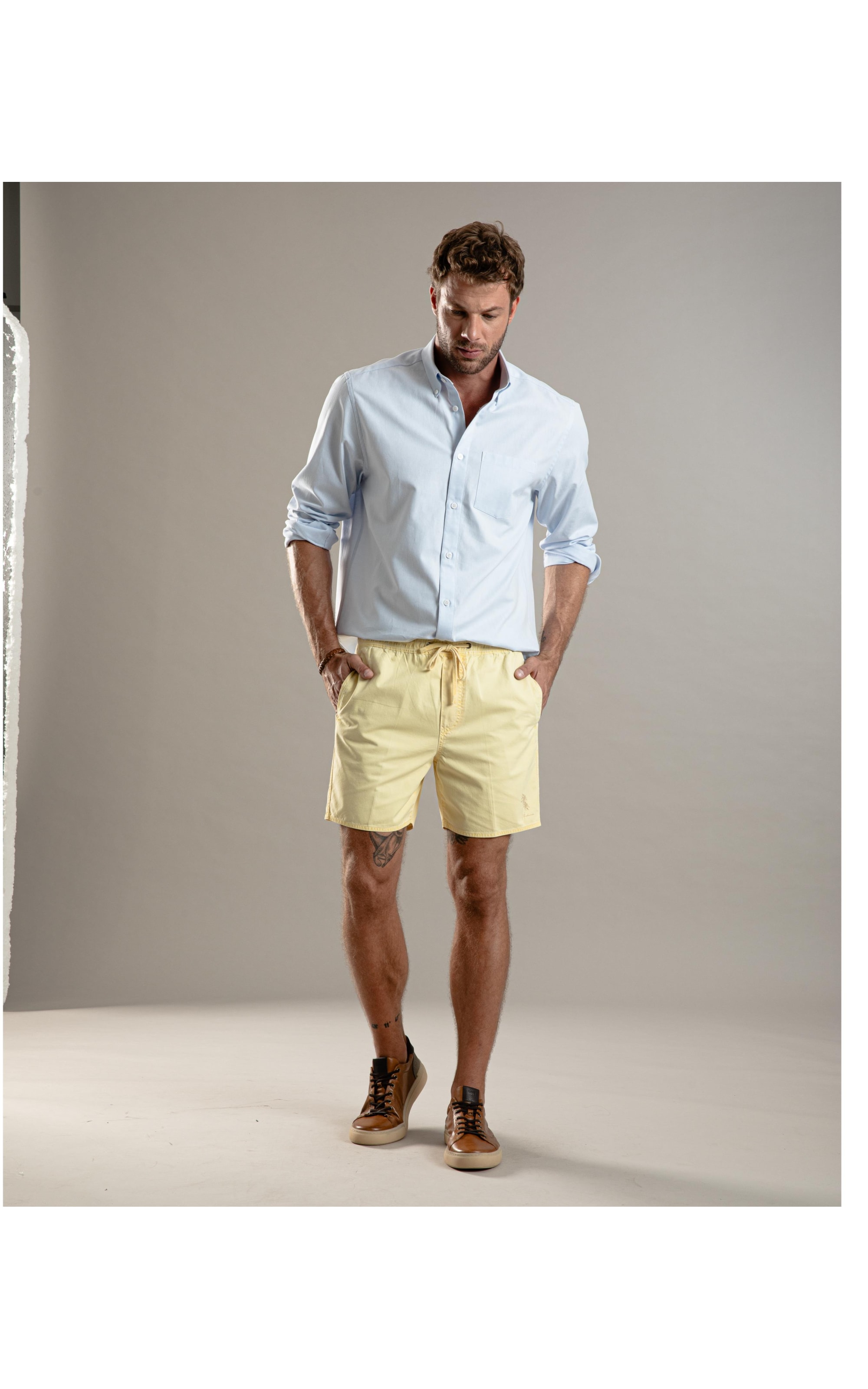 Bermuda Maui Color Twill Amarelo