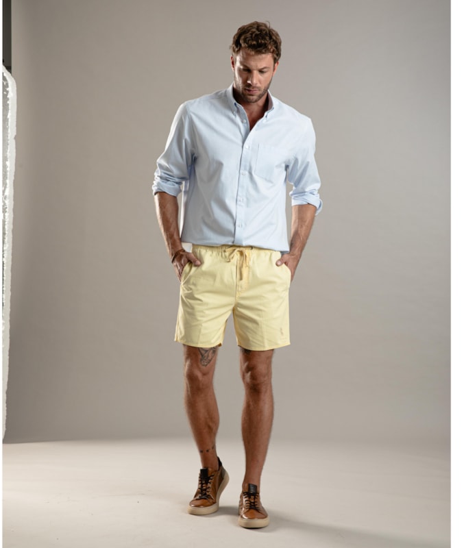 Bermuda Maui Color Twill Amarelo