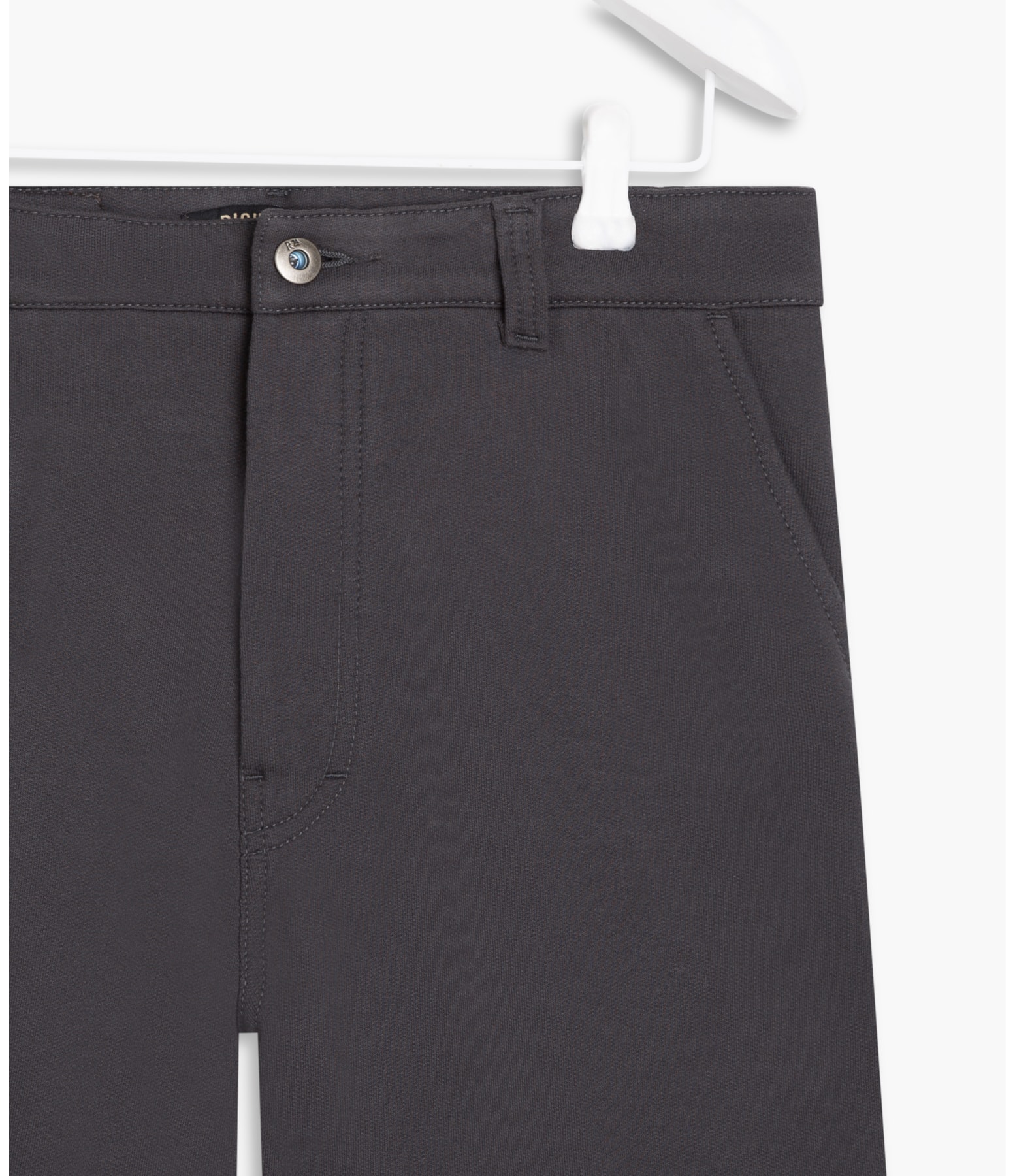 Bermuda Moletom Justin Charcoal