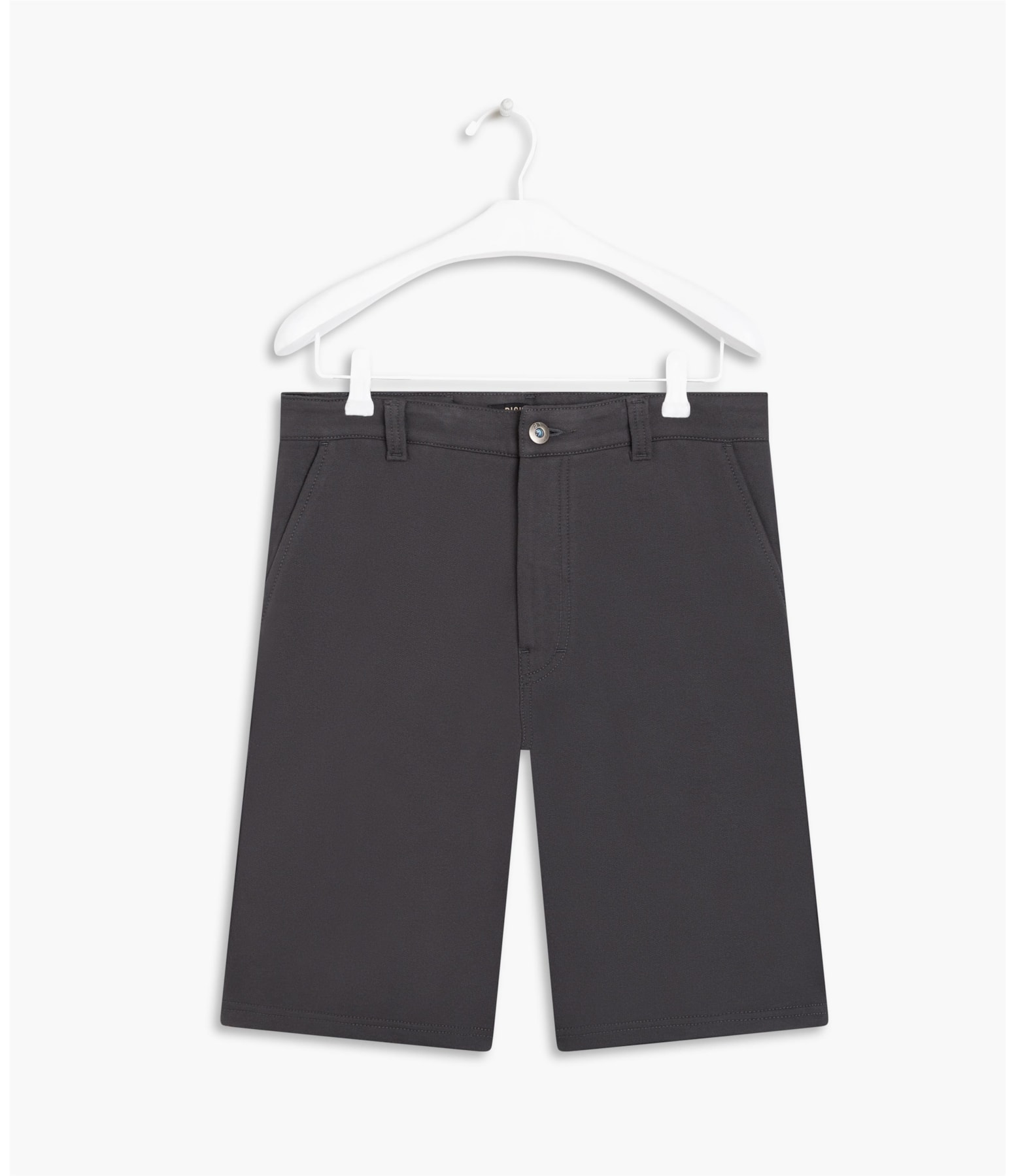 Bermuda Moletom Justin Charcoal