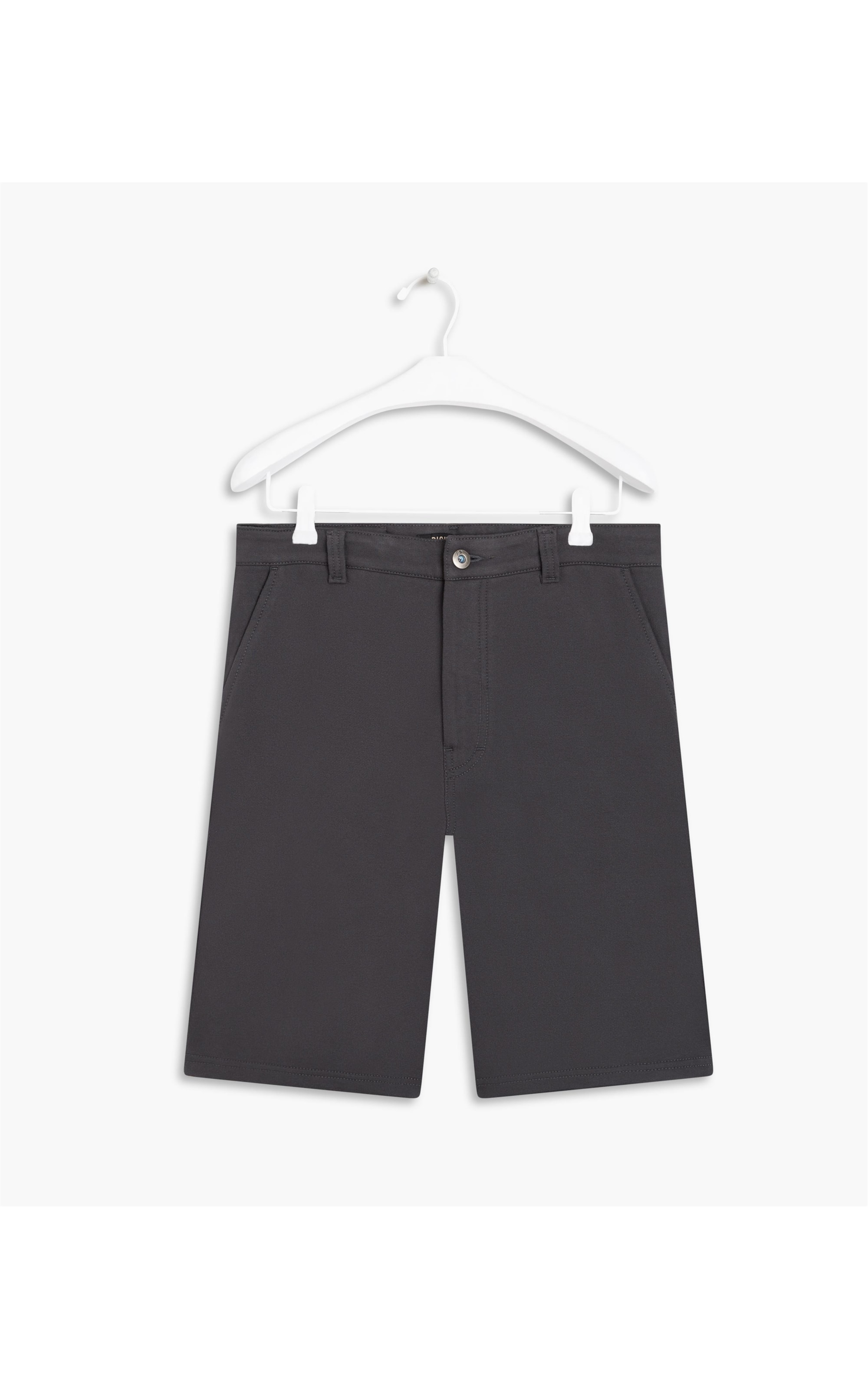 Bermuda Moletom Justin Charcoal
