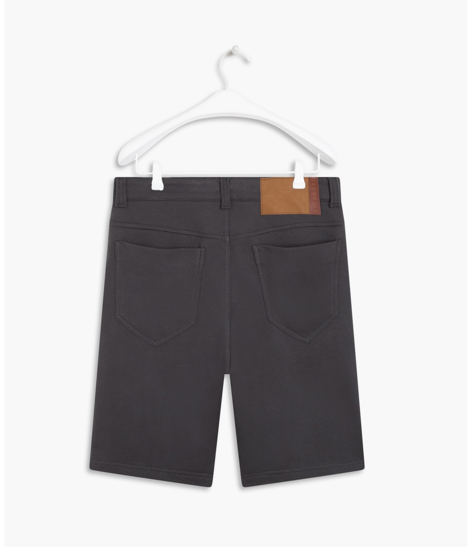 Bermuda Moletom Justin Charcoal