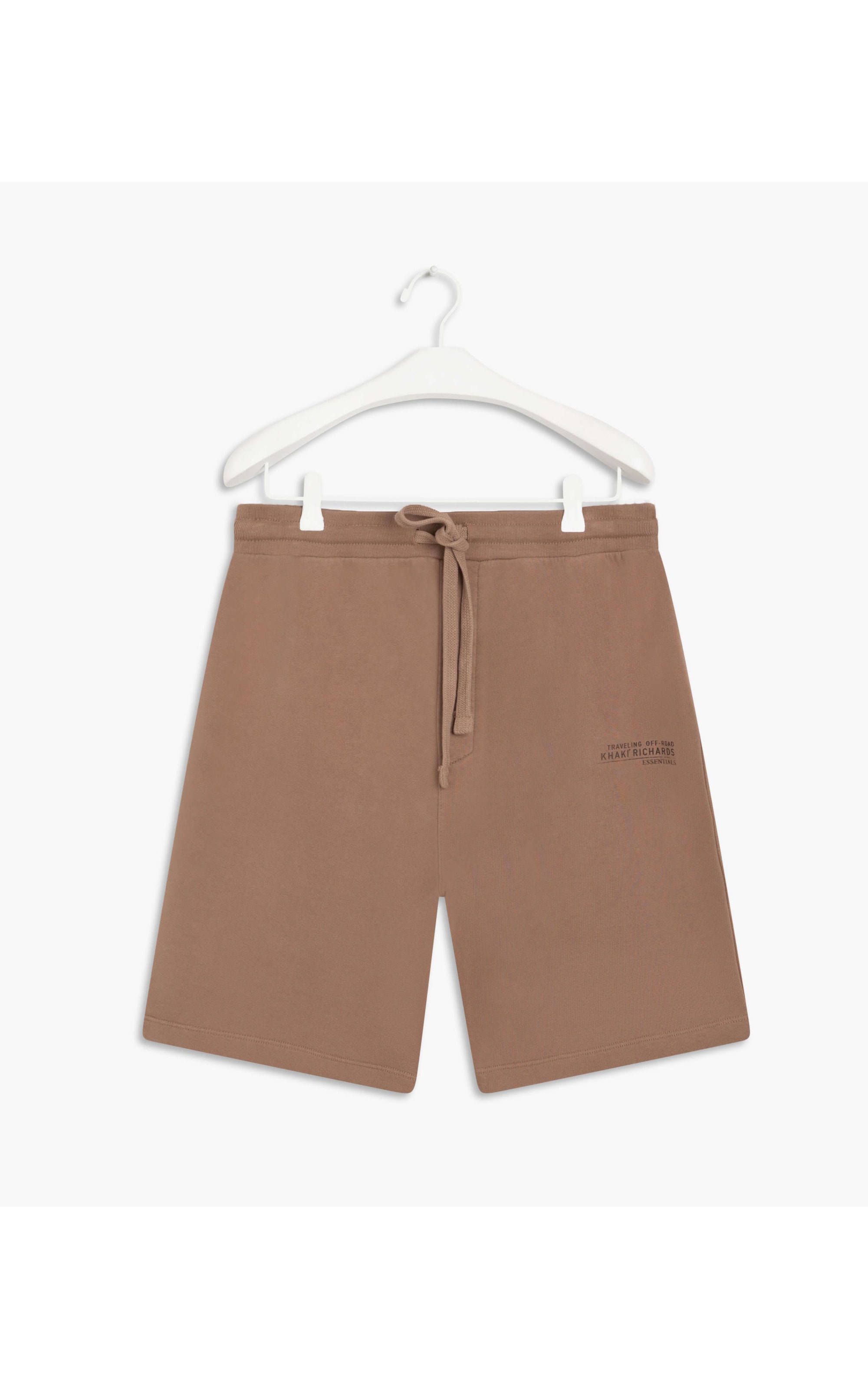 Bermuda Moletom Khaki Essentials Caramelo