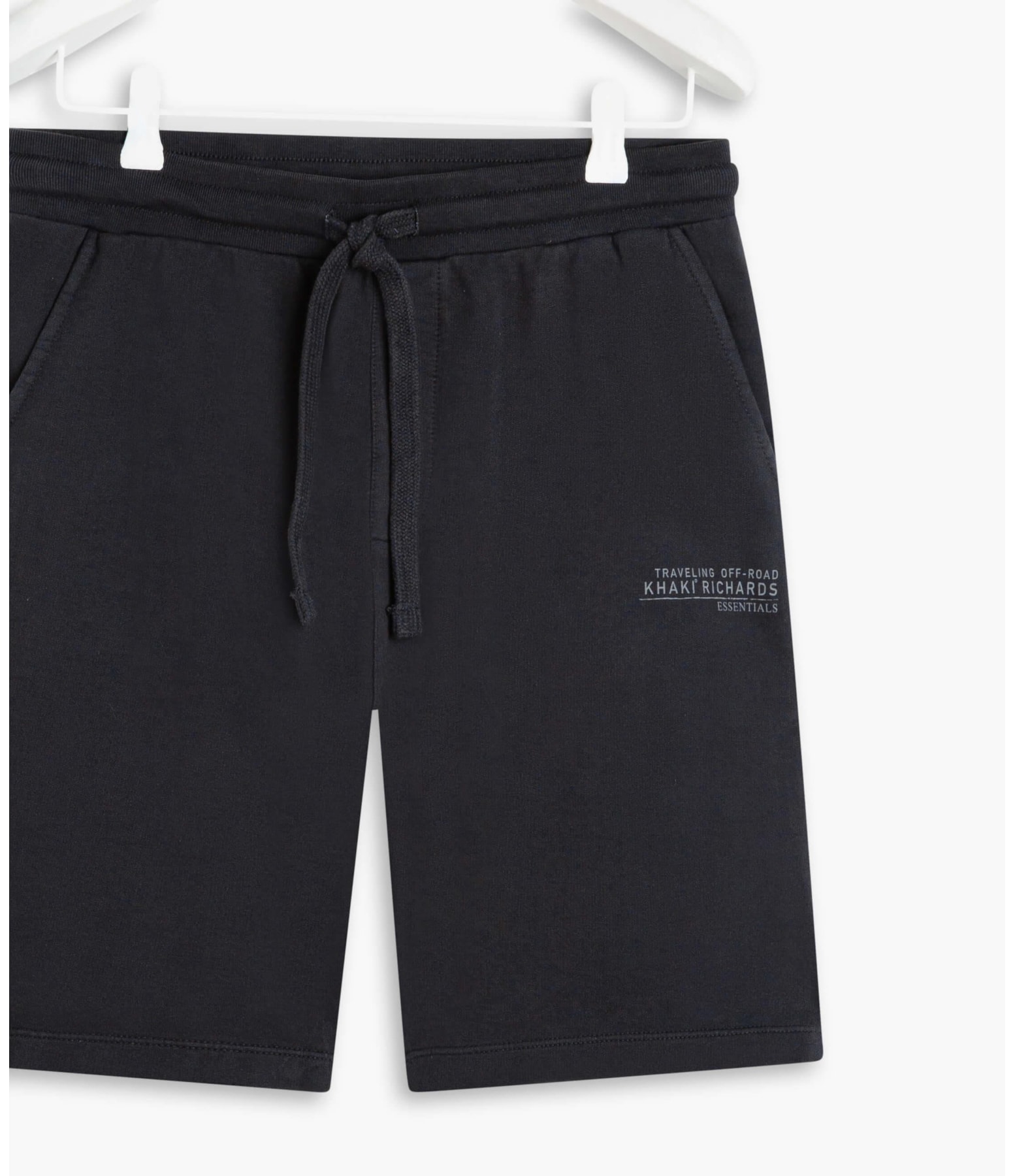 Bermuda Moletom Khaki Essentials Chumbo