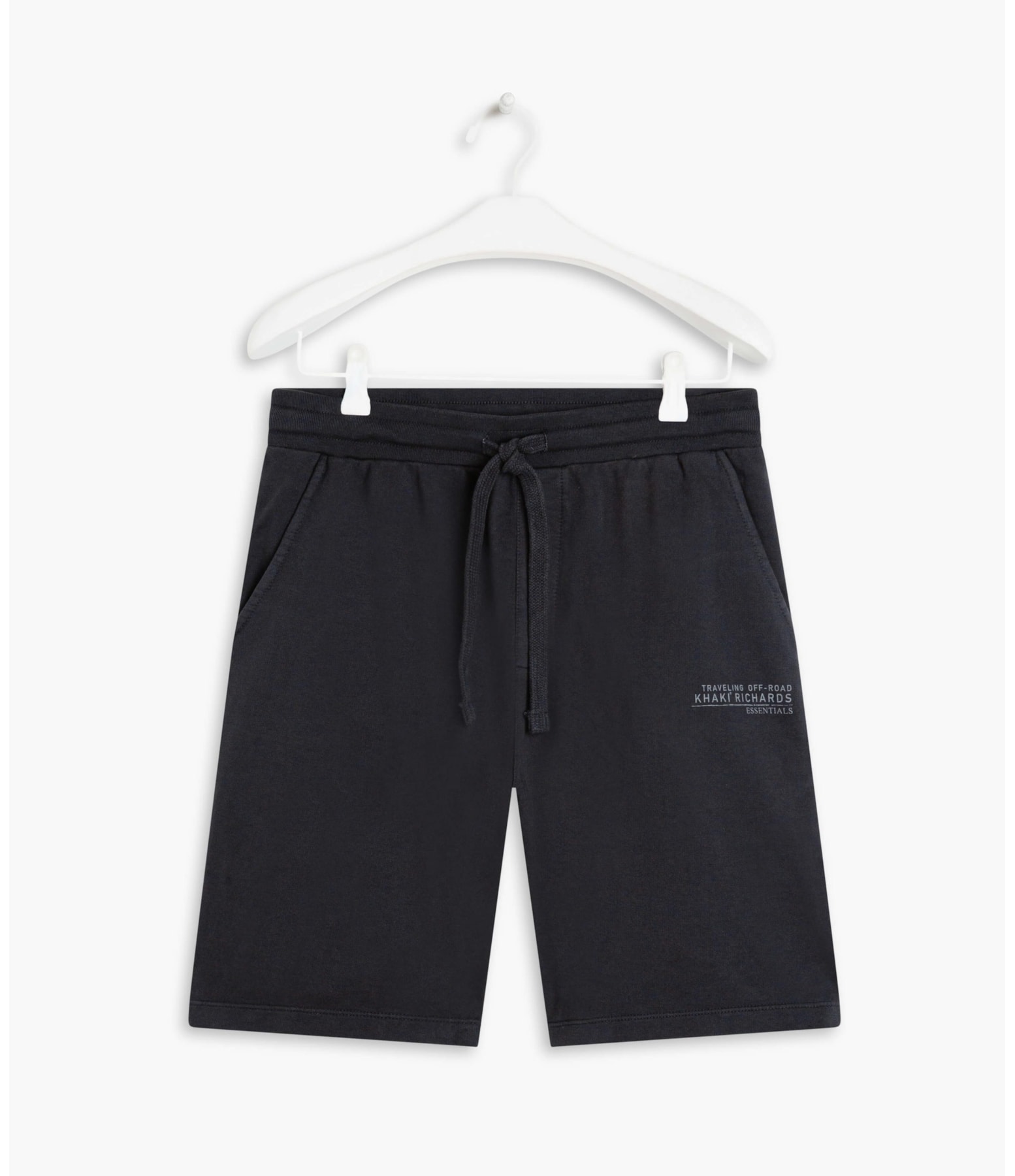 Bermuda Moletom Khaki Essentials Chumbo