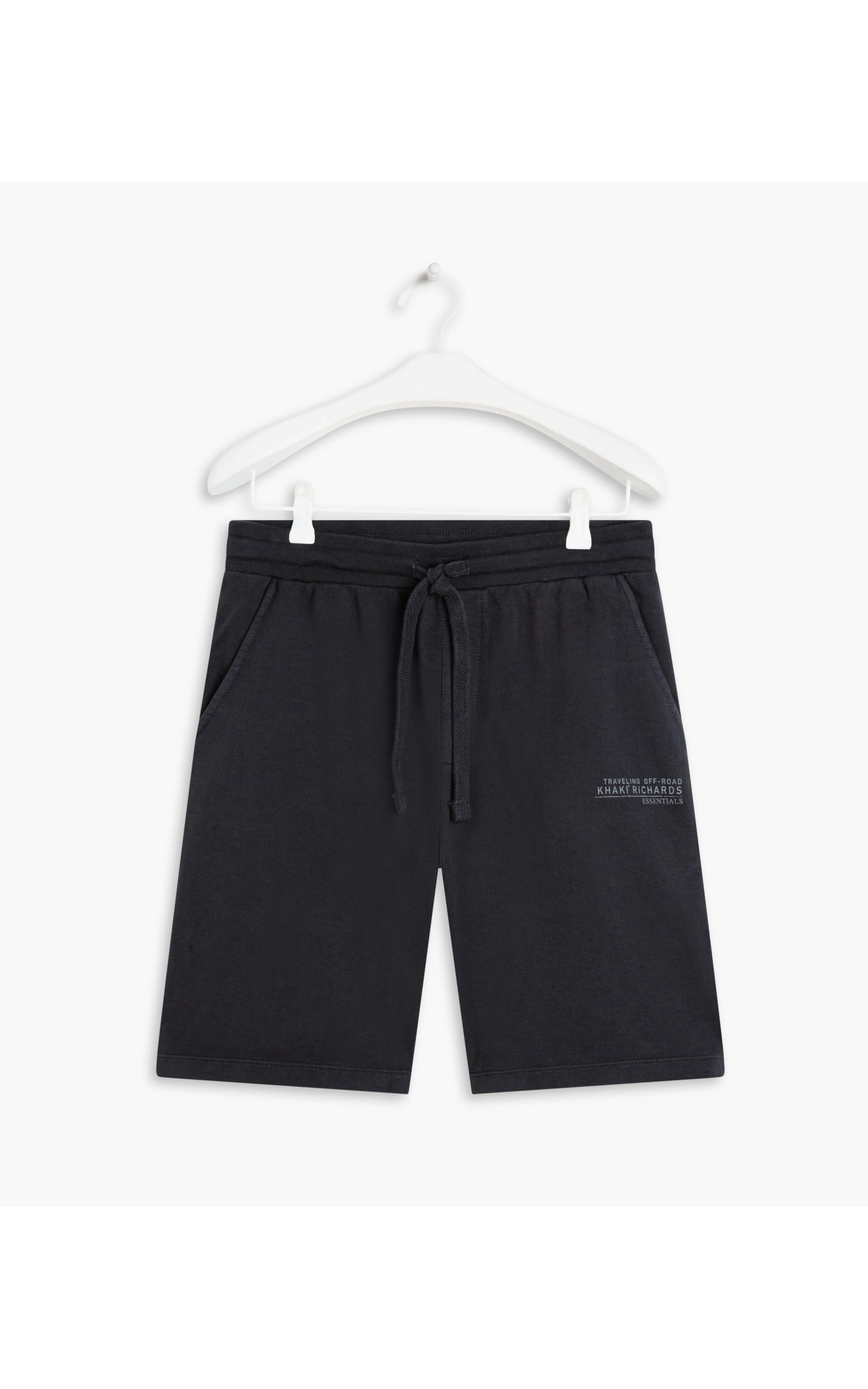 Bermuda Moletom Khaki Essentials Chumbo