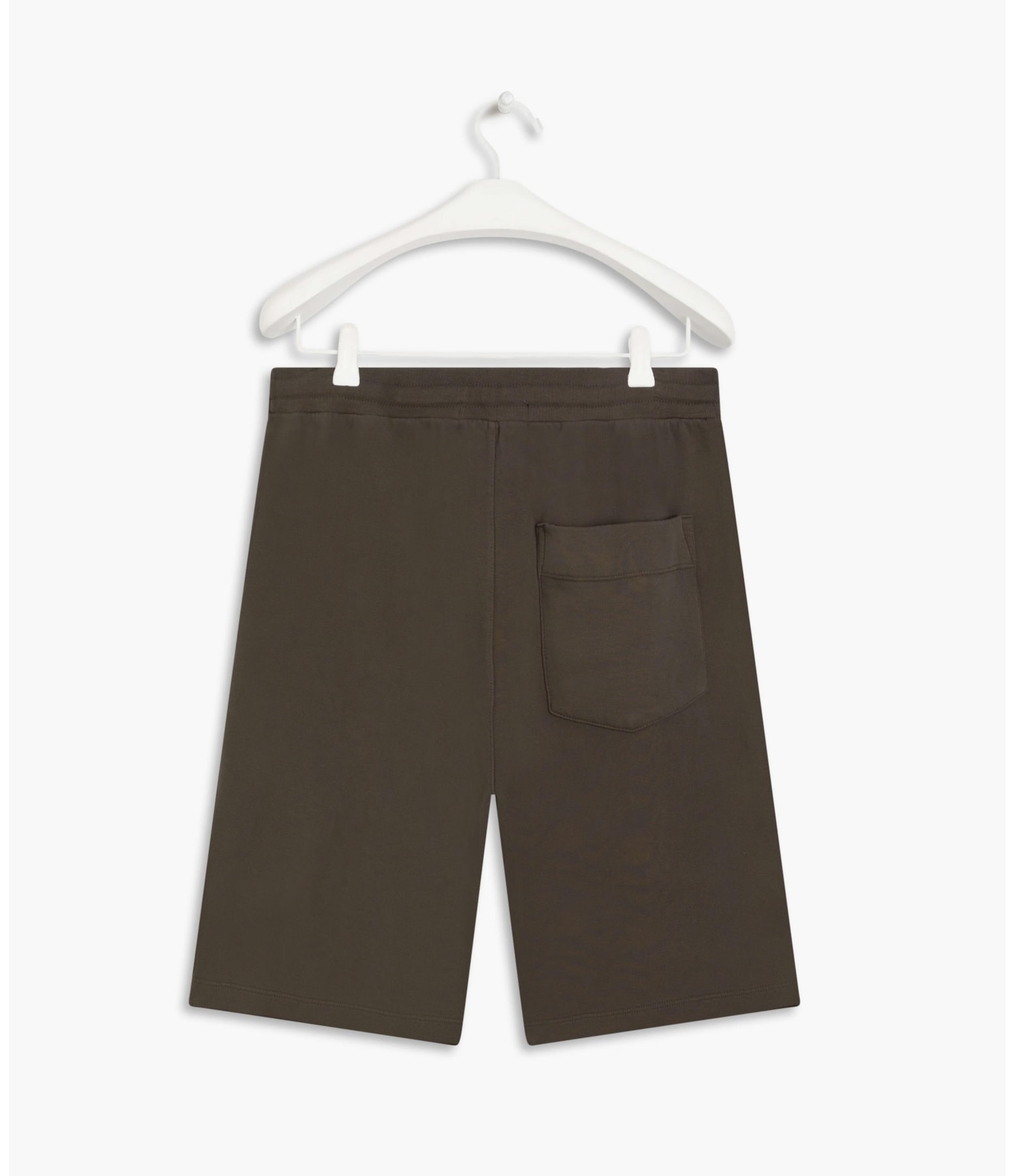 Bermuda Moletom Khaki Essentials Tabaco