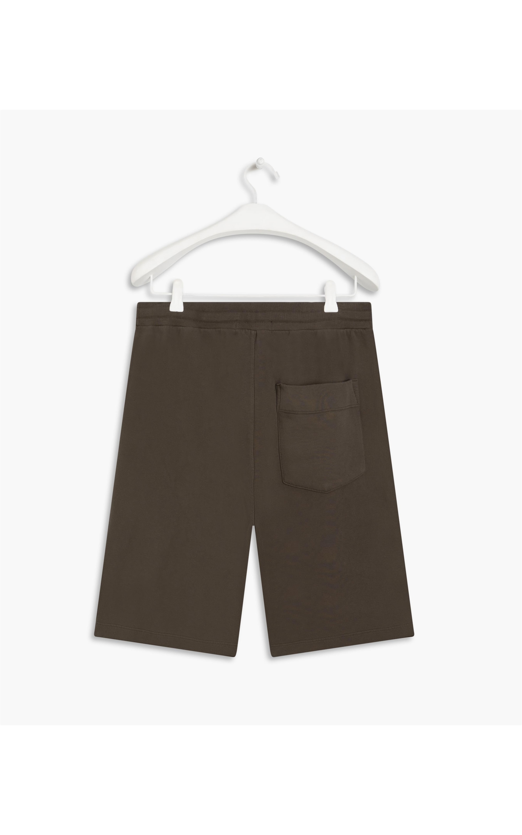 Bermuda Moletom Khaki Essentials Tabaco