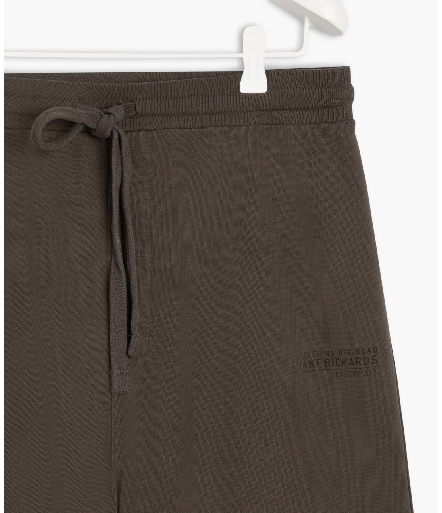 Bermuda Moletom Khaki Essentials Tabaco