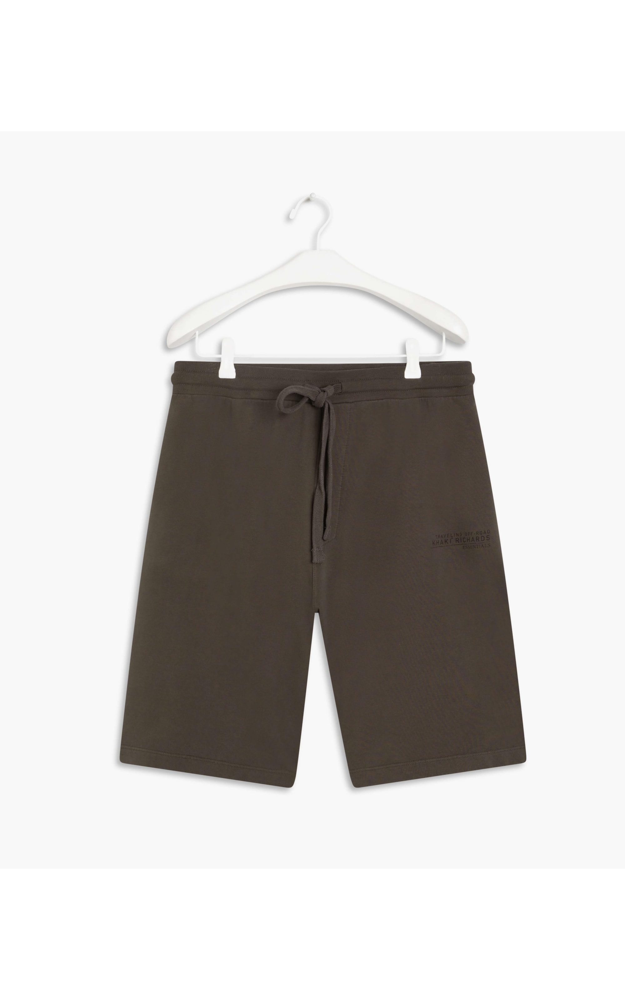 Bermuda Moletom Khaki Essentials Tabaco