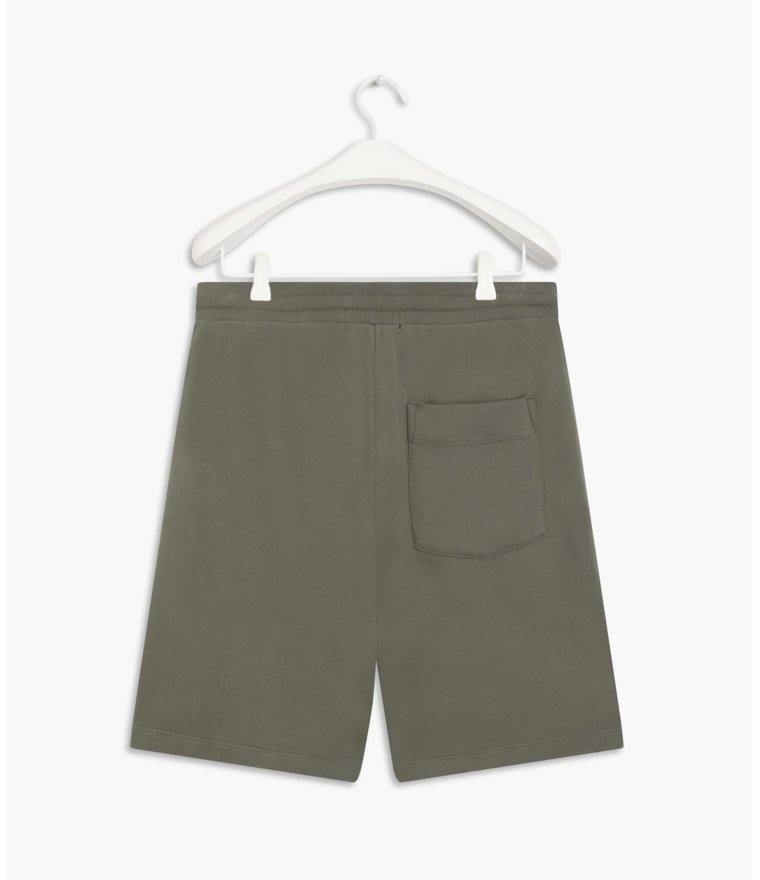 Bermuda Moletom Khaki Essentials Verde Escuro