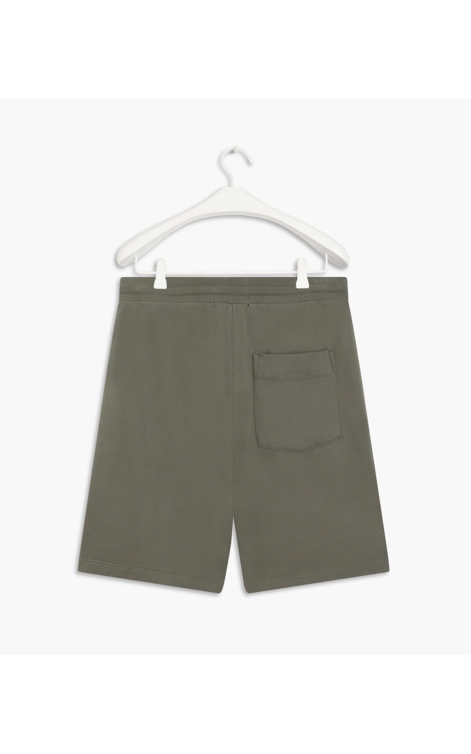 Bermuda Moletom Khaki Essentials Verde Escuro