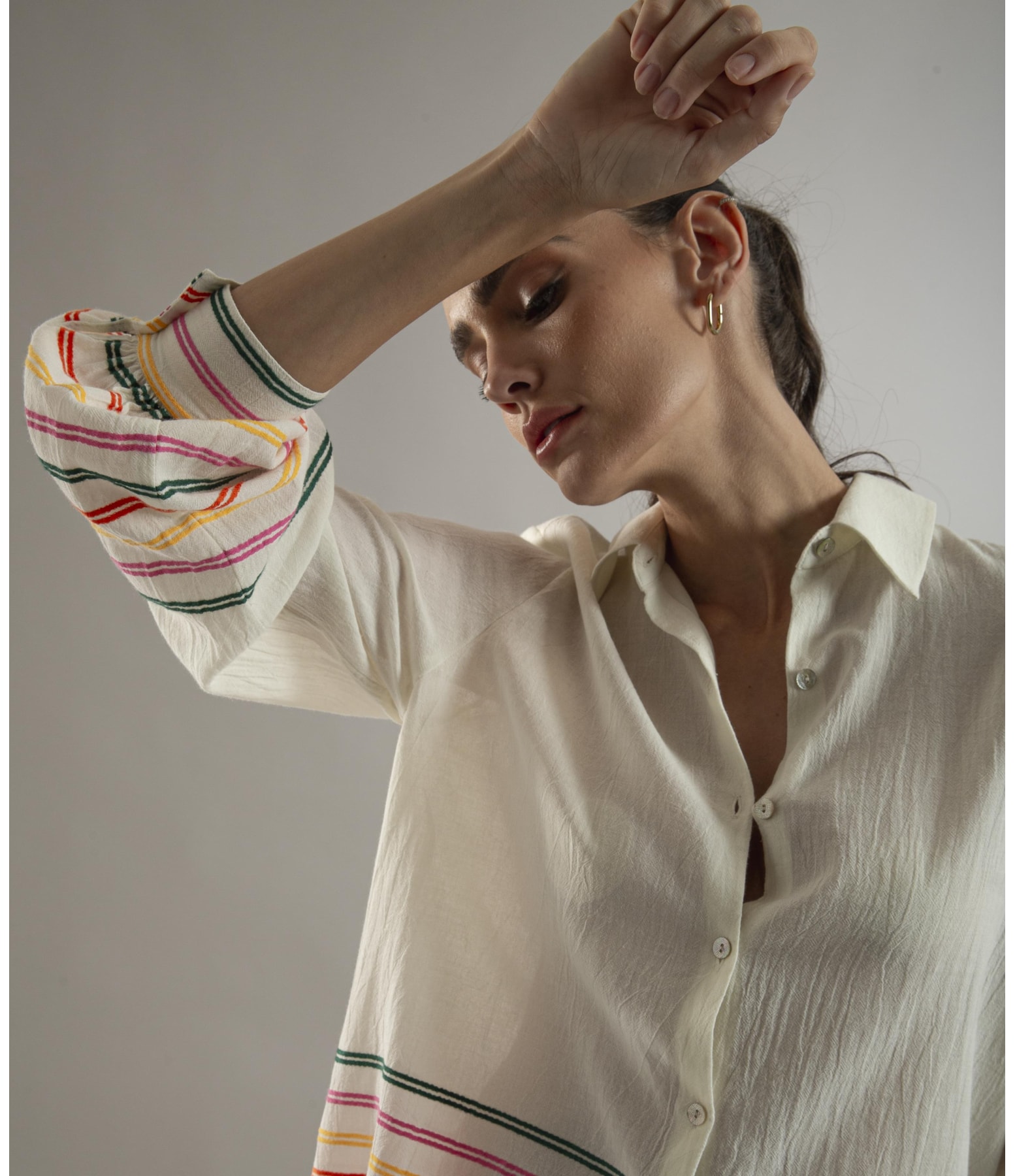 Bermuda Nerine Alfaiataria Vermelho P24