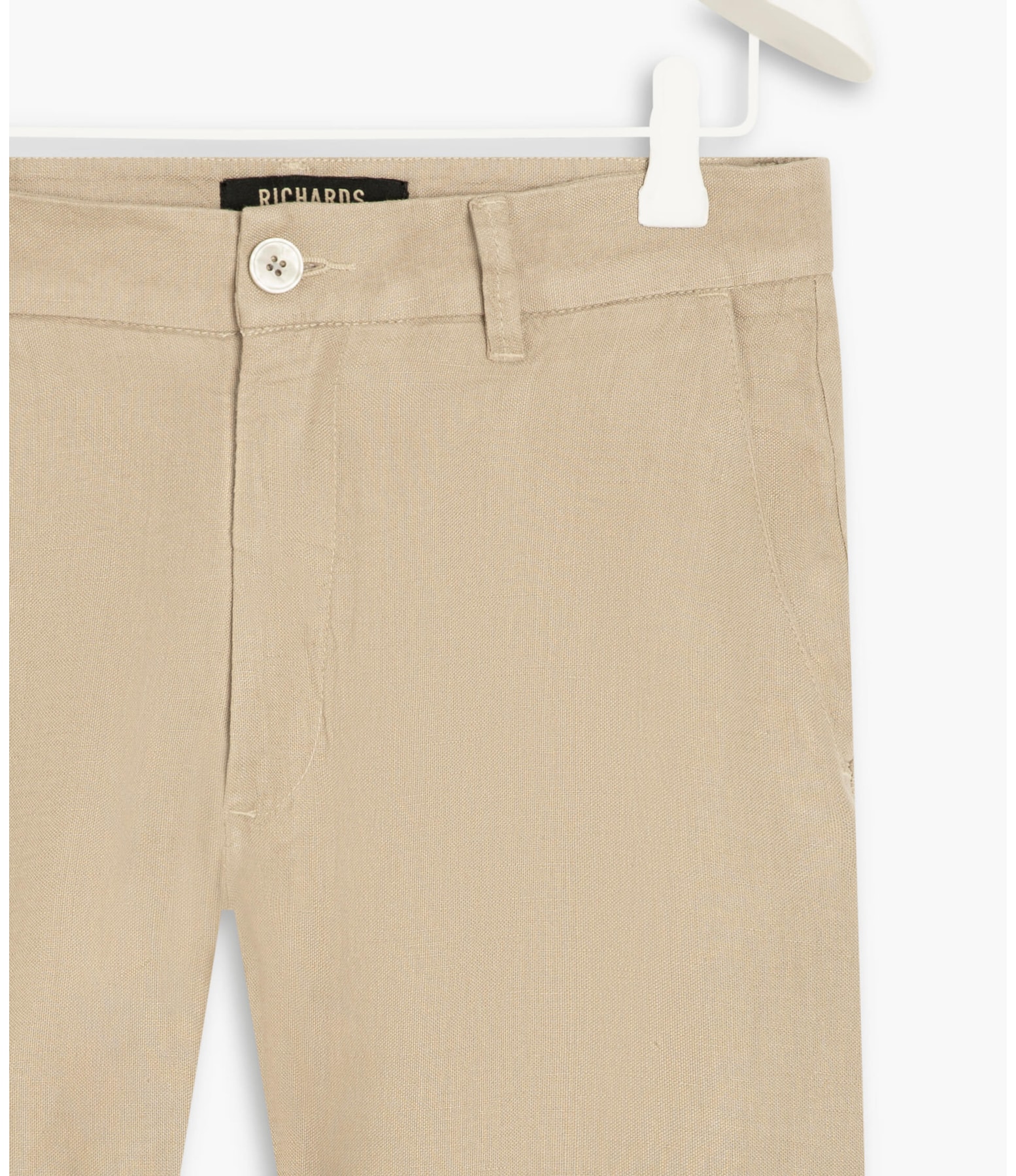 Bermuda  Puro Linho Chino Li Areia