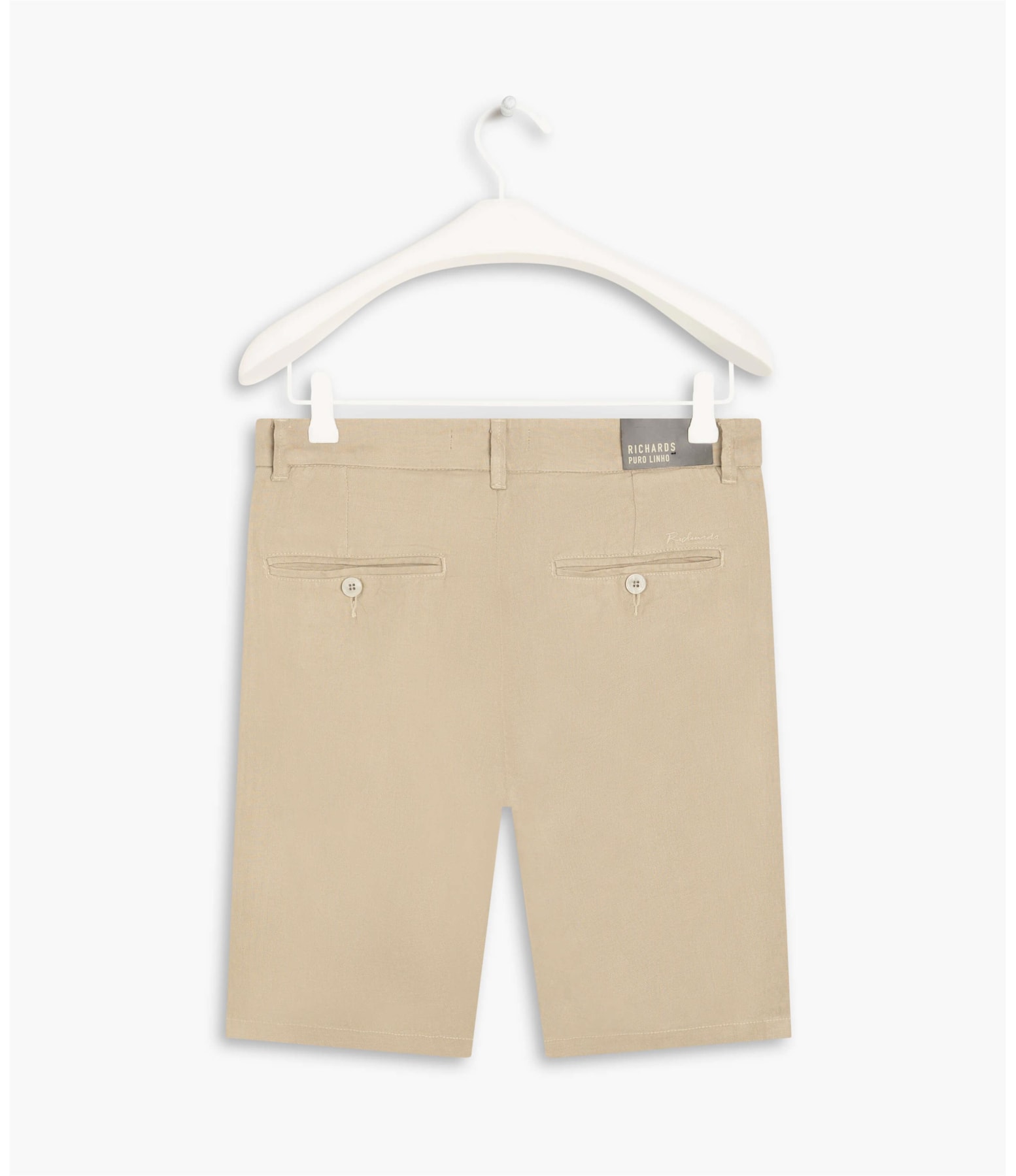 Bermuda  Puro Linho Chino Li Areia