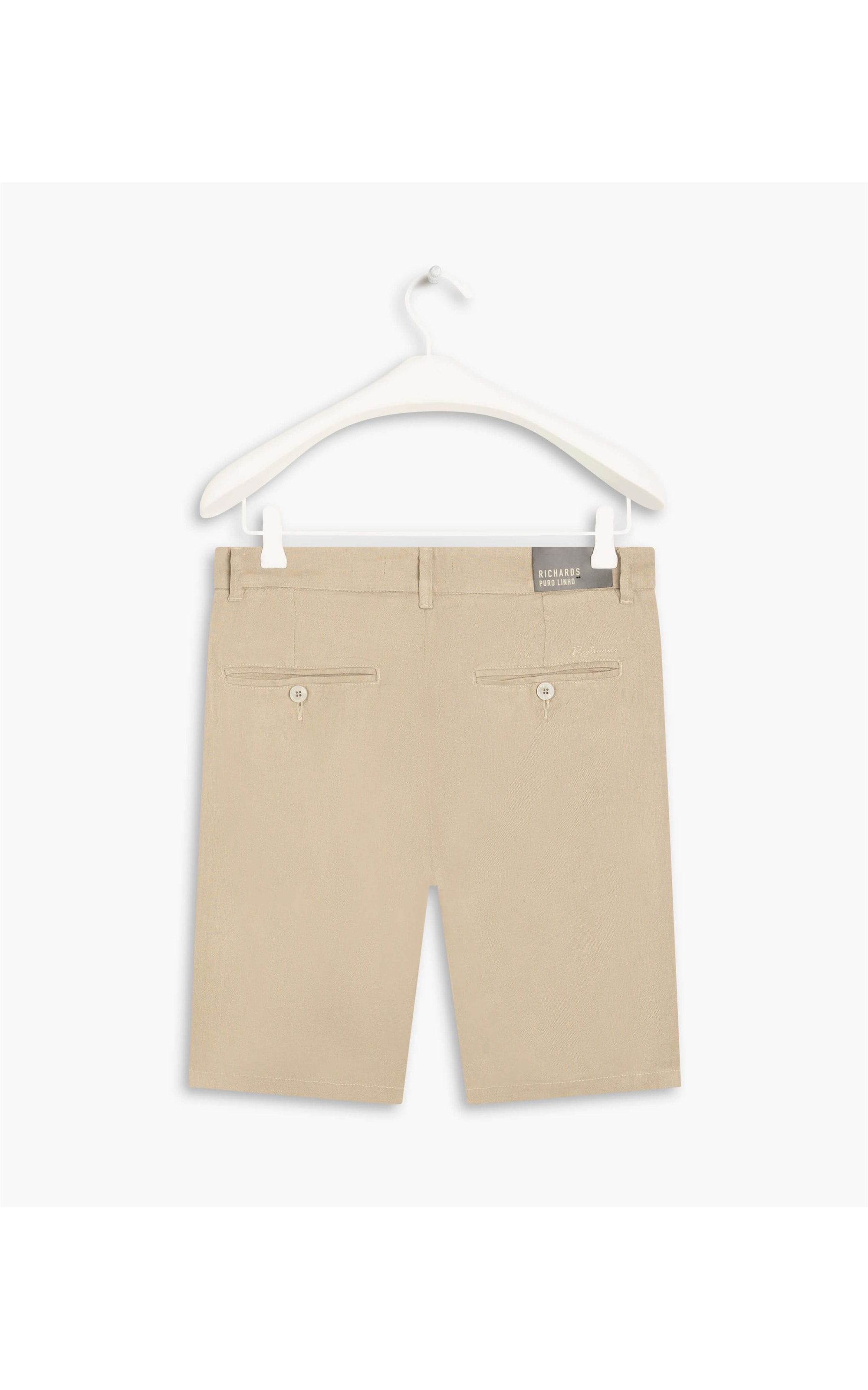 Bermuda  Puro Linho Chino Li Areia