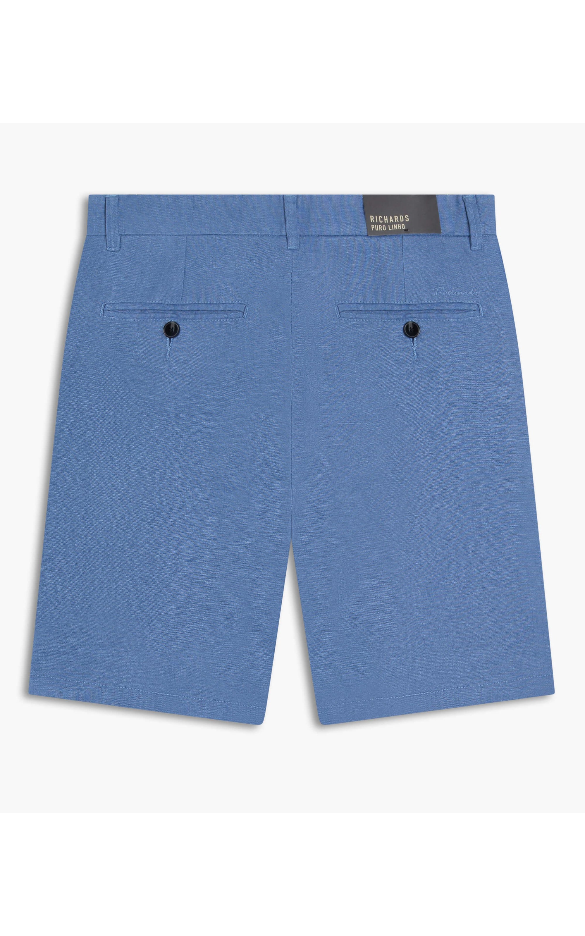 Bermuda  Puro Linho Chino Li Azul Jeans
