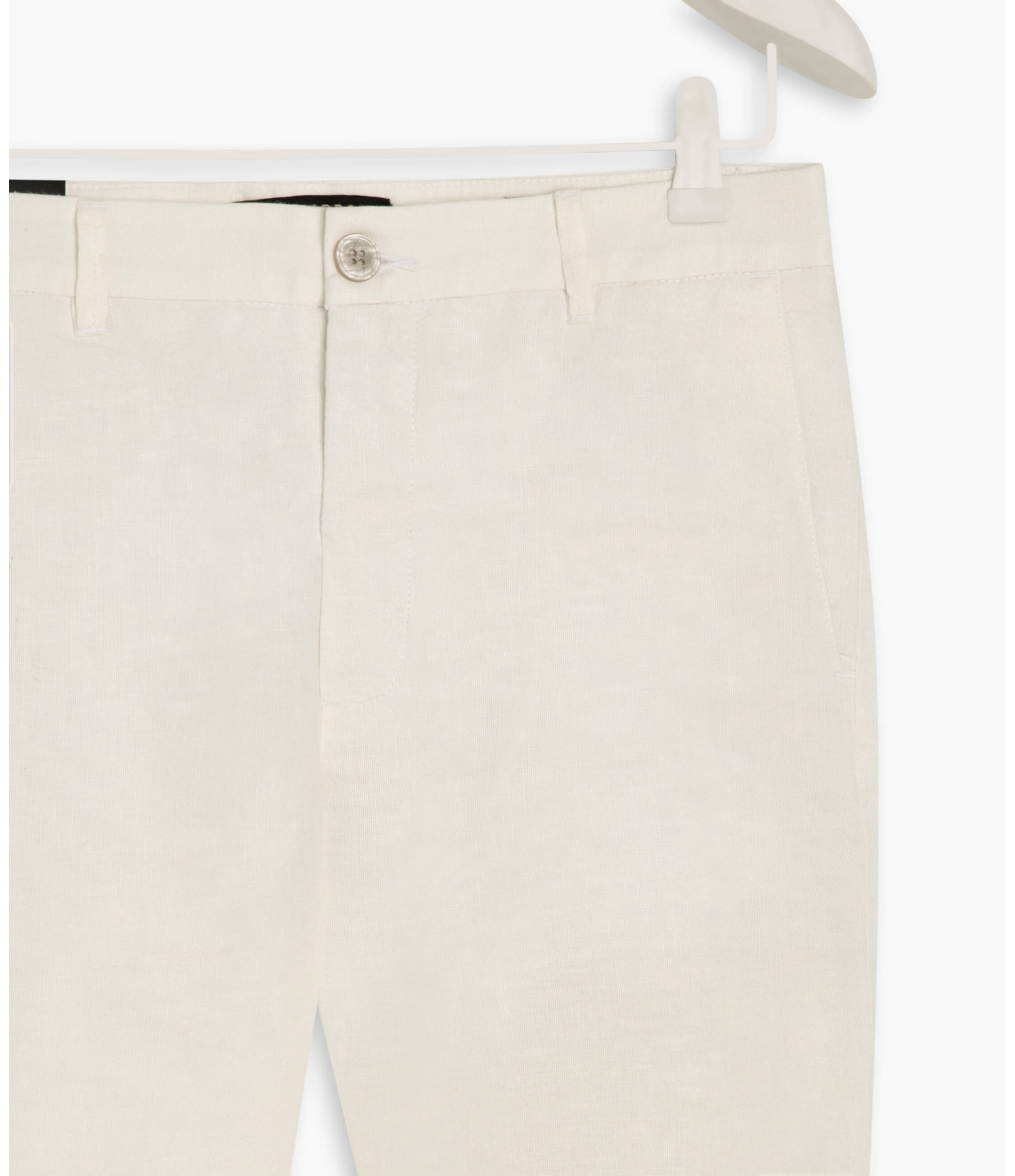 Bermuda  Puro Linho Chino Li Branco