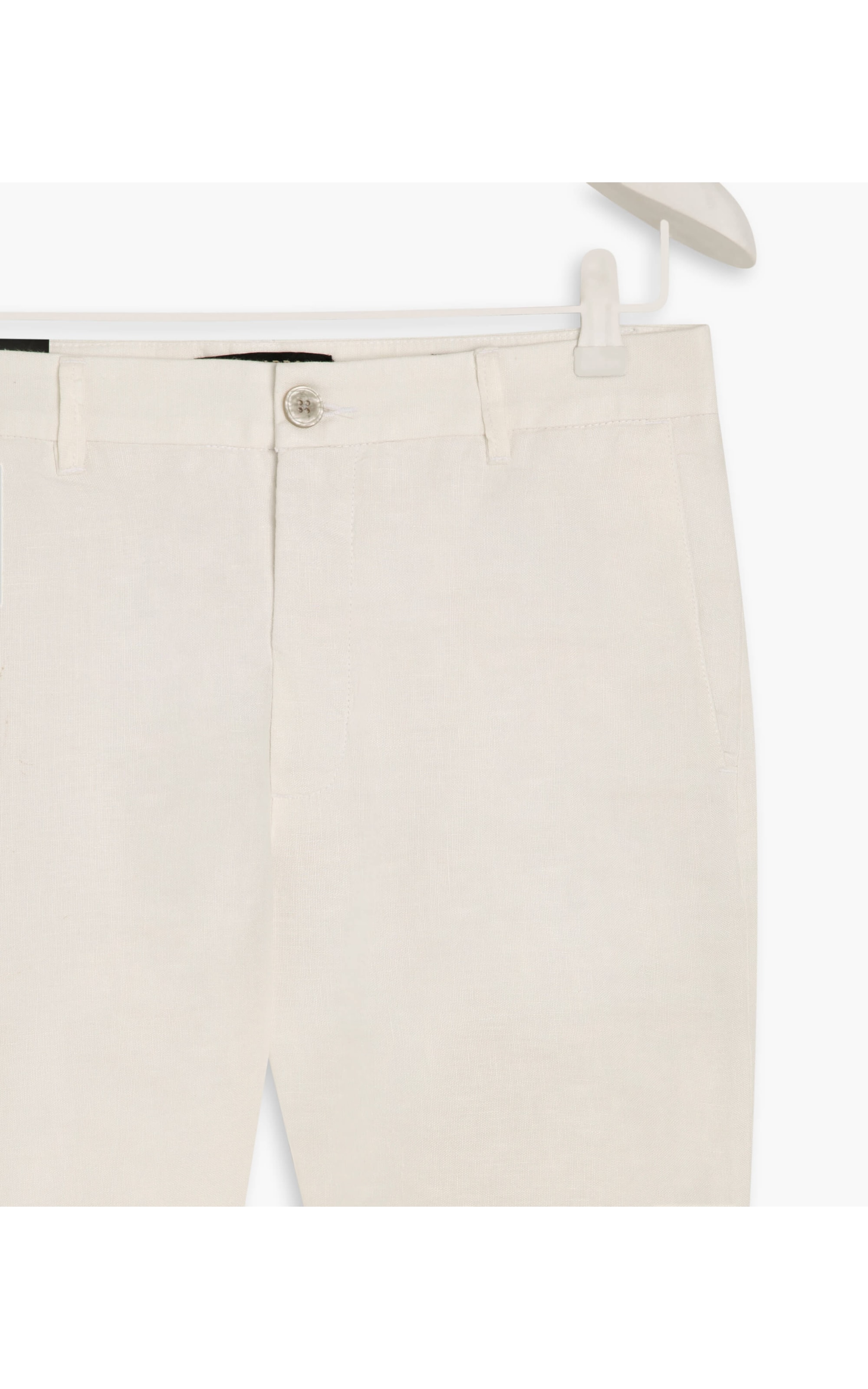 Bermuda  Puro Linho Chino Li Branco