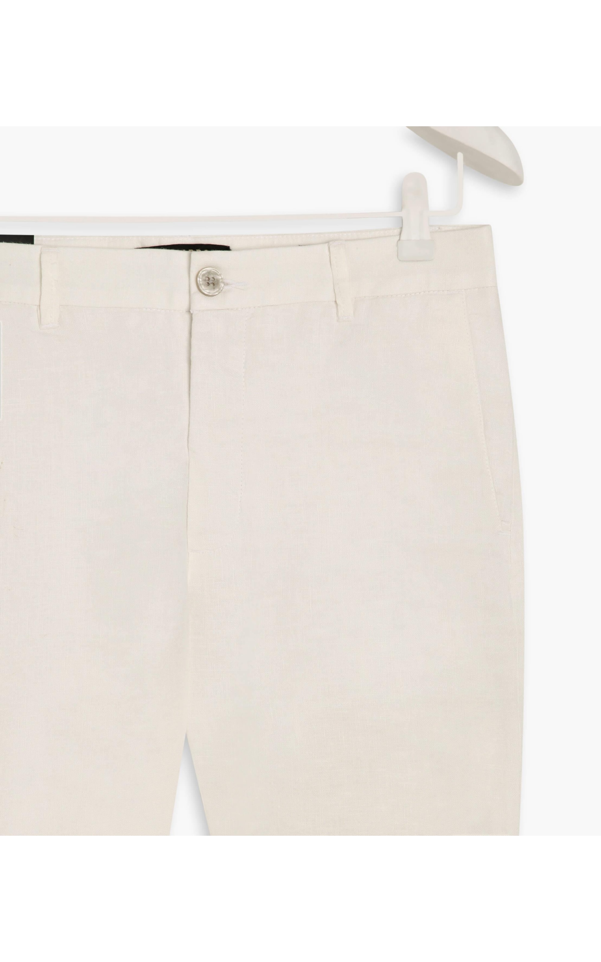 Bermuda  Puro Linho Chino Li Branco