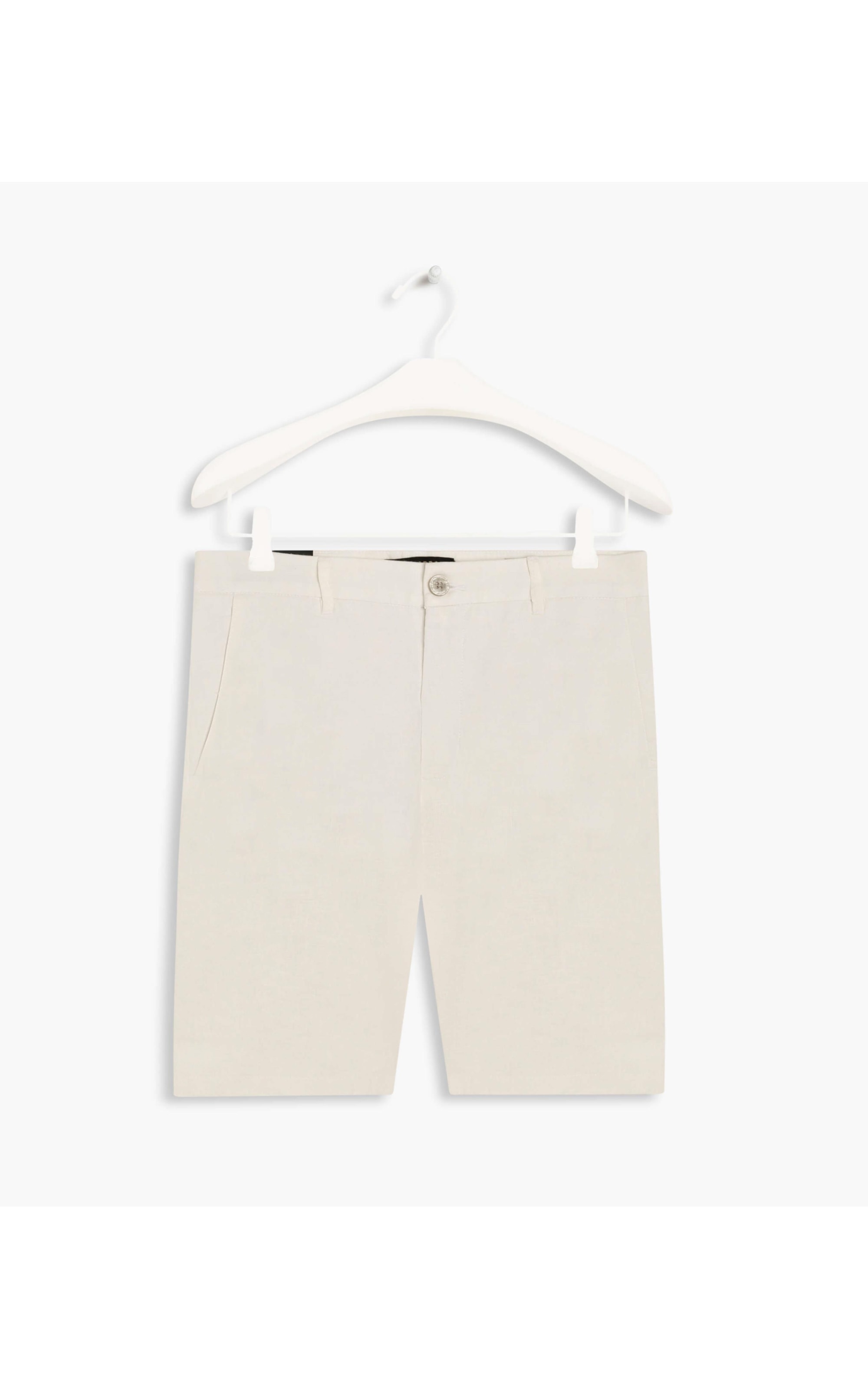 Bermuda  Puro Linho Chino Li Branco