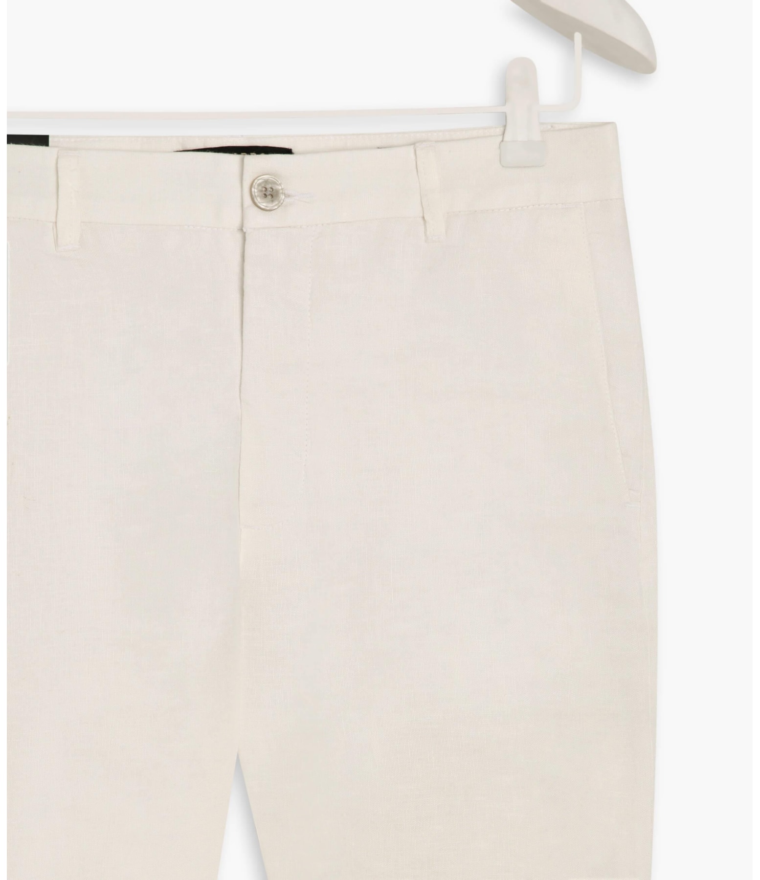 Bermuda  Puro Linho Chino Li Branco