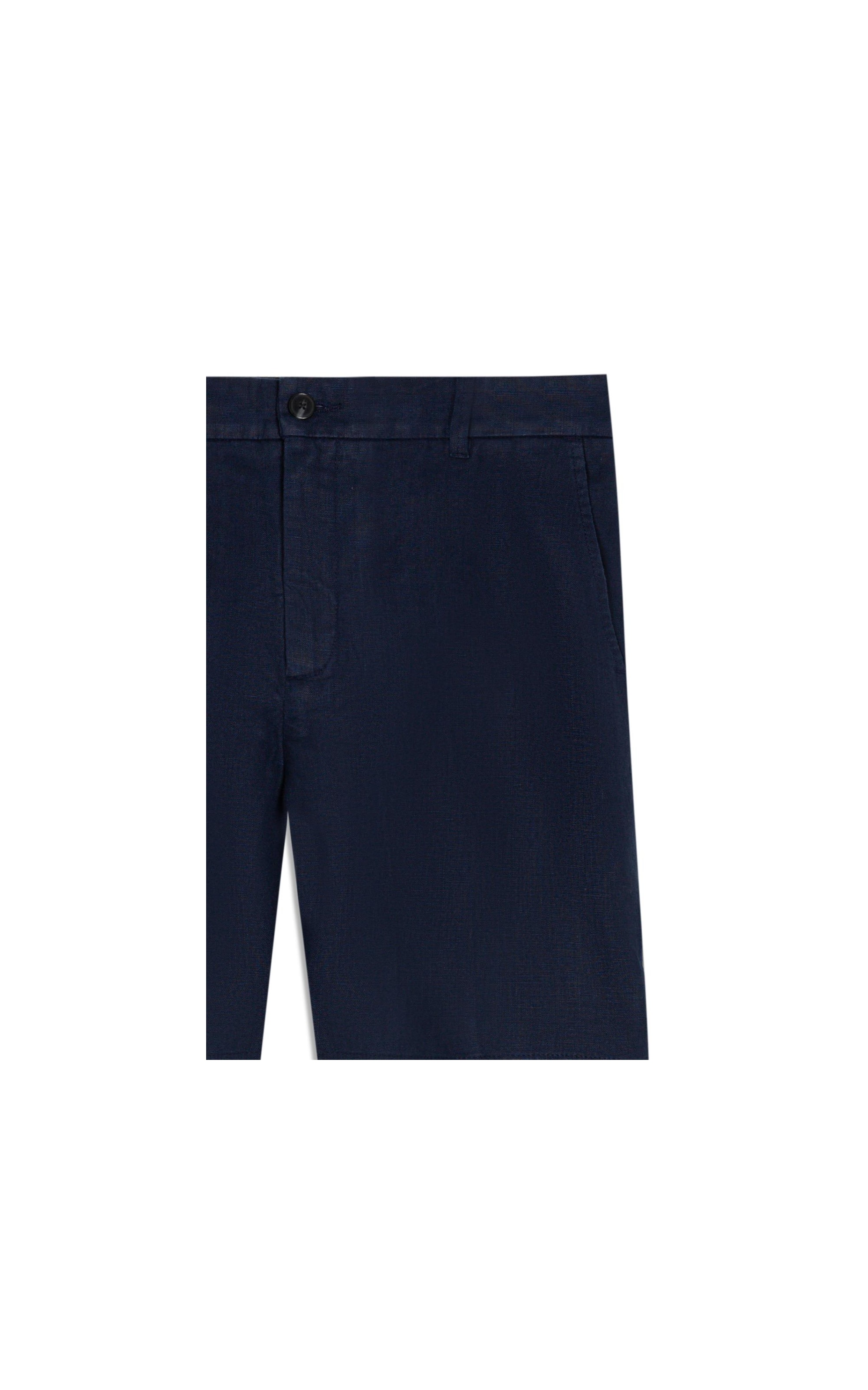 Bermuda  Puro Linho Chino Li Dark Navy